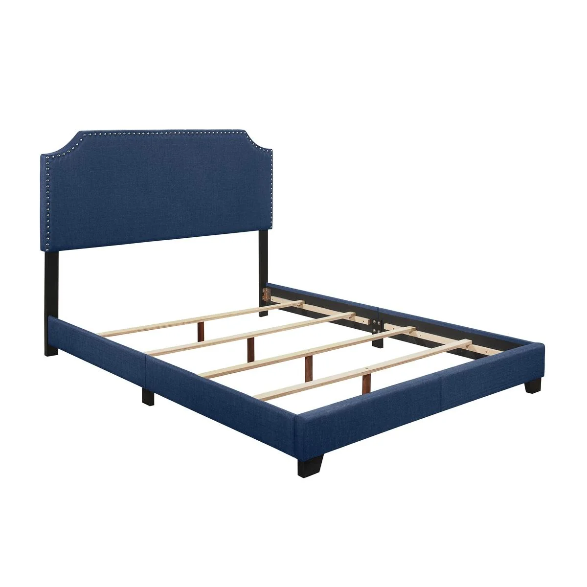 Homelegance Queen Upholstered Bed SH235BLU-1 - Image 3