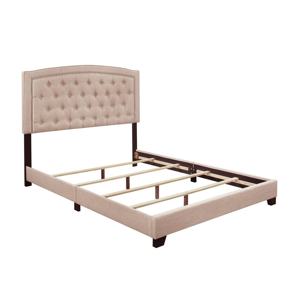 Homelegance King Upholstered Bed SH275KBGE-1 - Image 3
