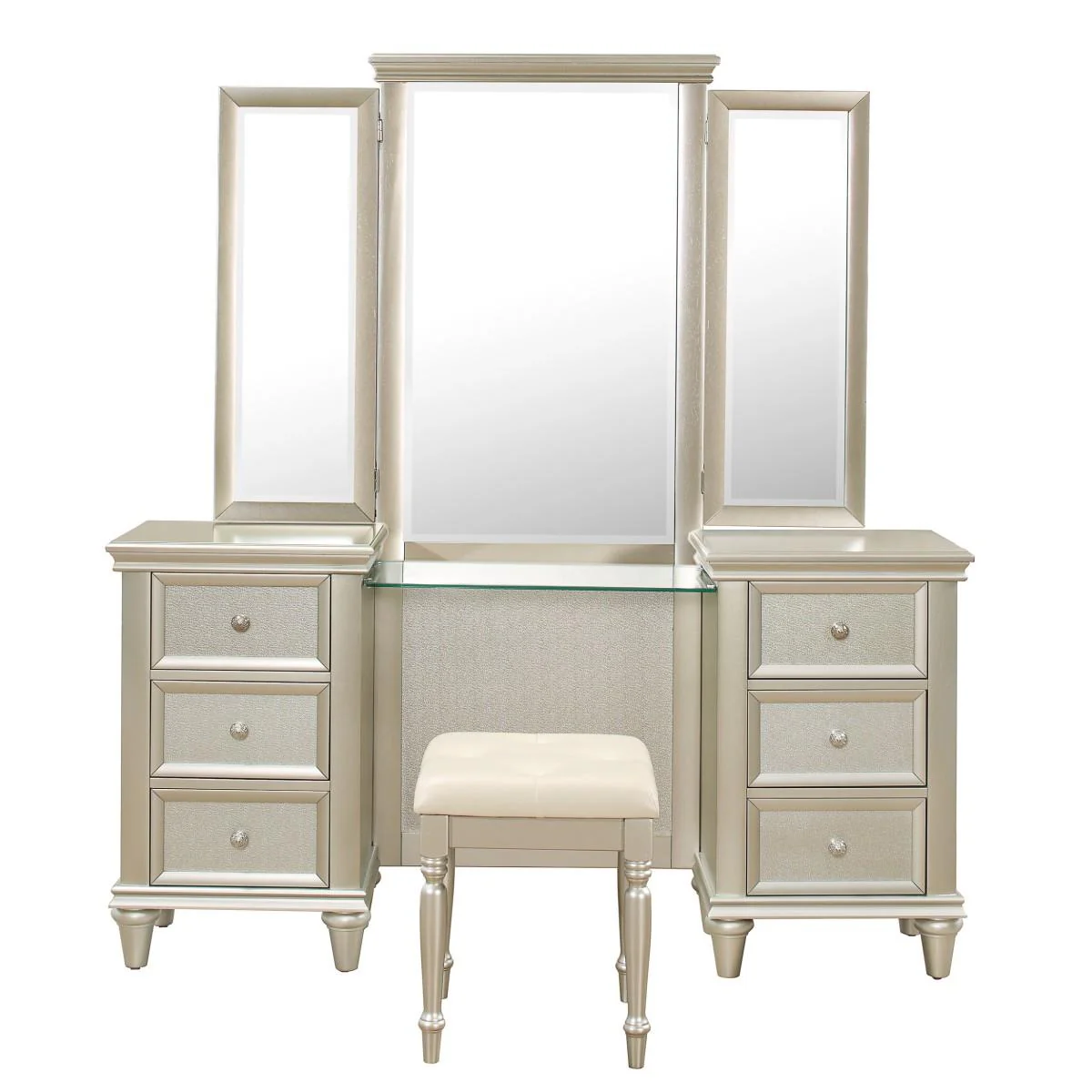 Homelegance Celandine 1928-15* Dressing Table with Mirror