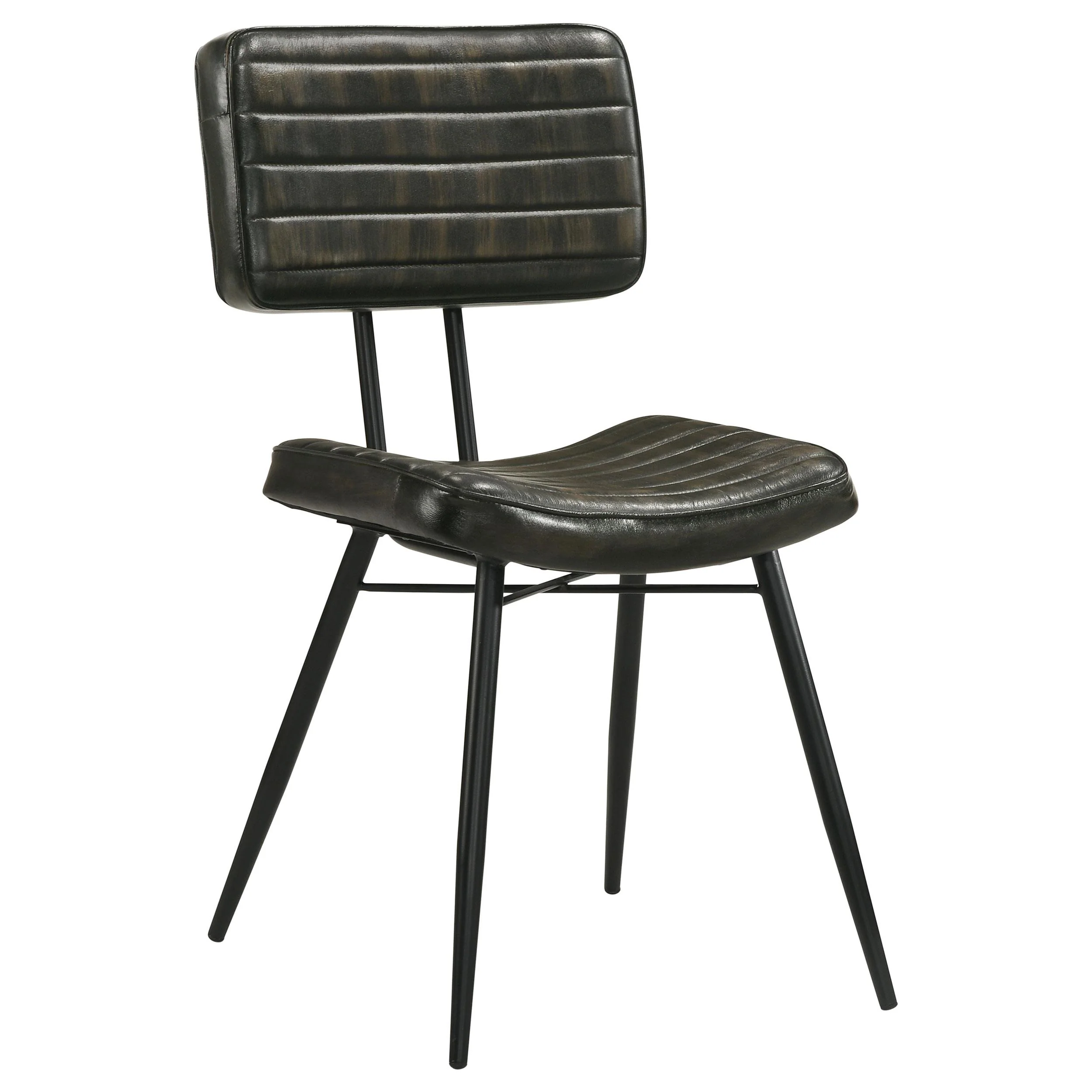 Coaster Furniture Misty 110652 Leather Upholstered Dining Chair - Espresso - Image 1