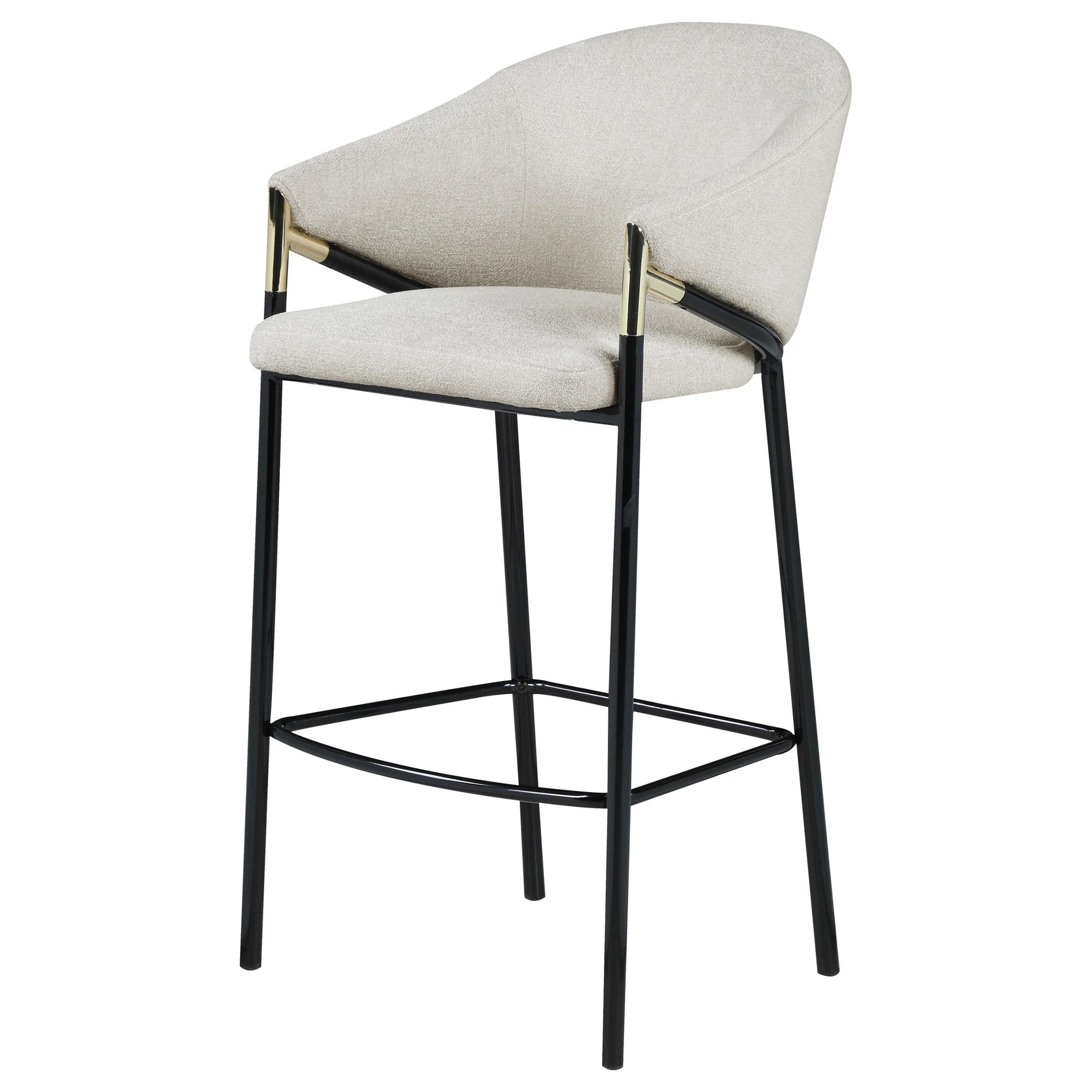 Coaster Furniture Chadwick 183437 Fabric Upholstered Bar Chair - Beige - Image 3