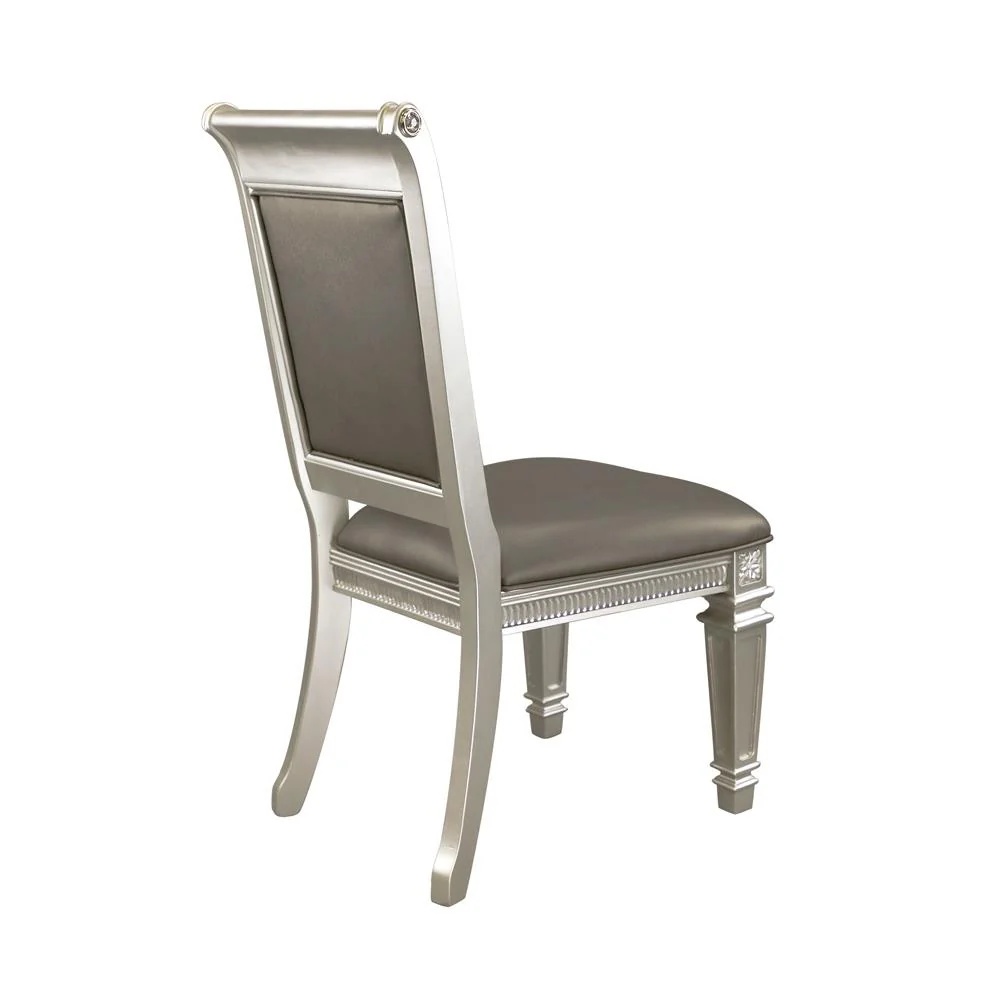 Homelegance Bevelle 1958S Side Chair - Dark Grey - Image 3