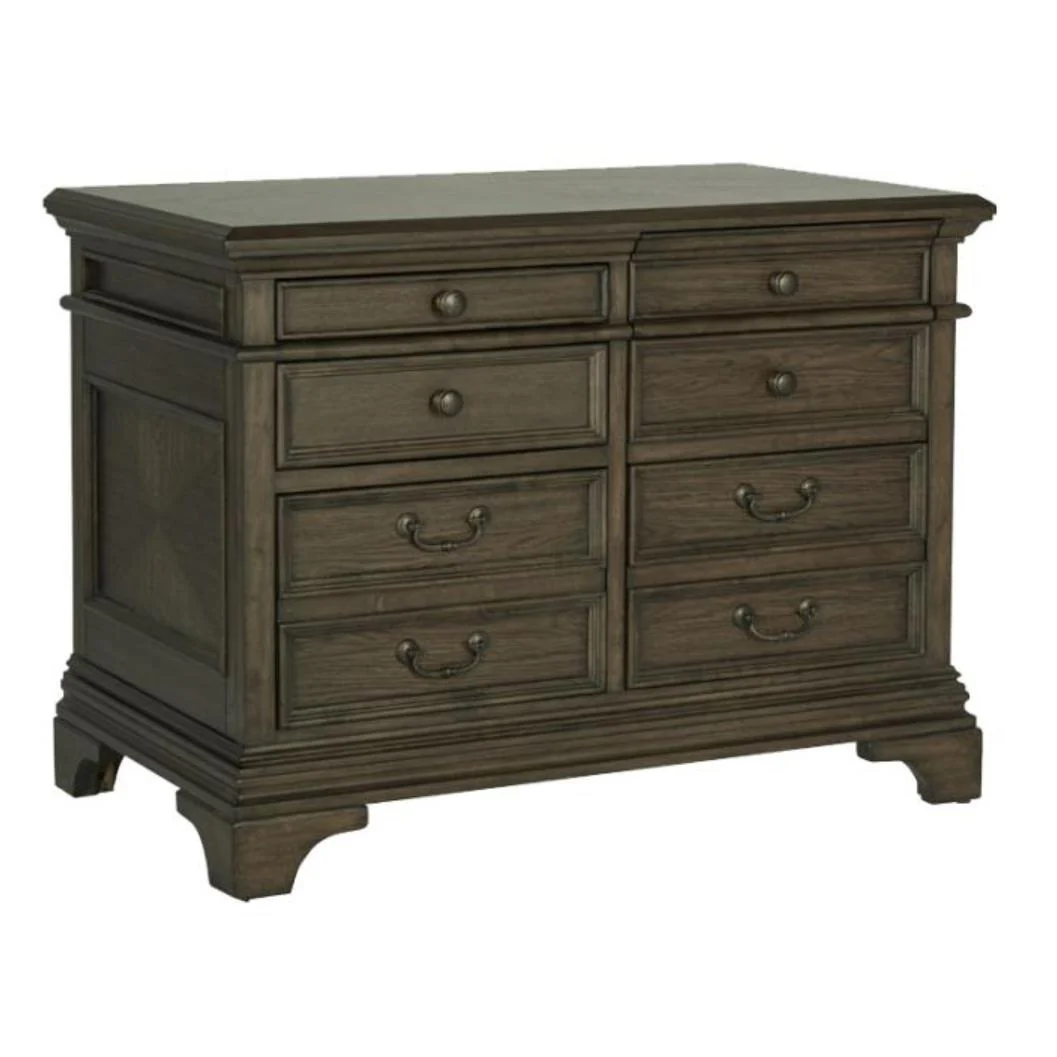 Coaster Furniture Hartshill 881284 5-Drawer Home Office File Cabinet – Burnished Oak
