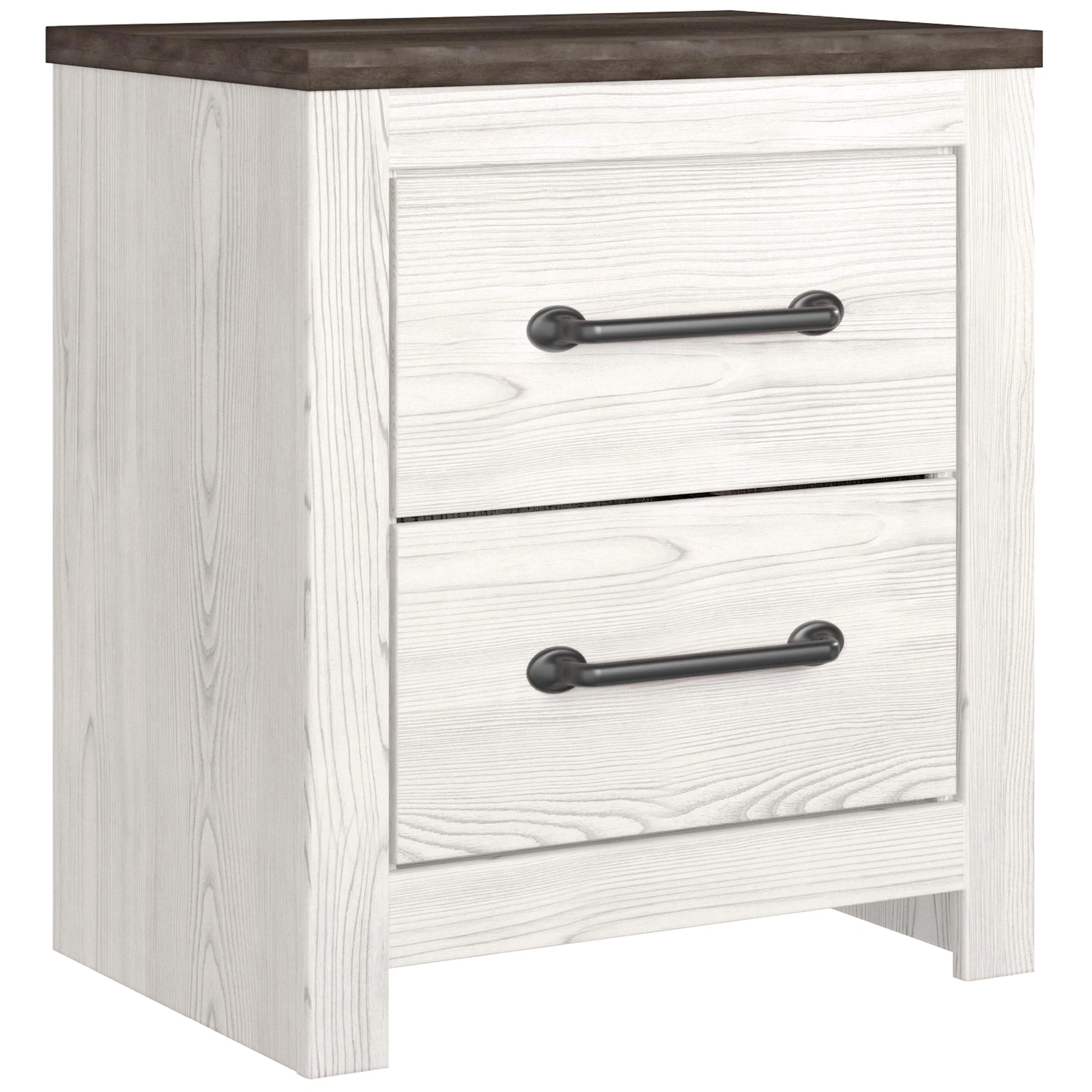 Signature Design by Ashley Gerridan B1190-92 Two Drawer Night Stand - Image 1