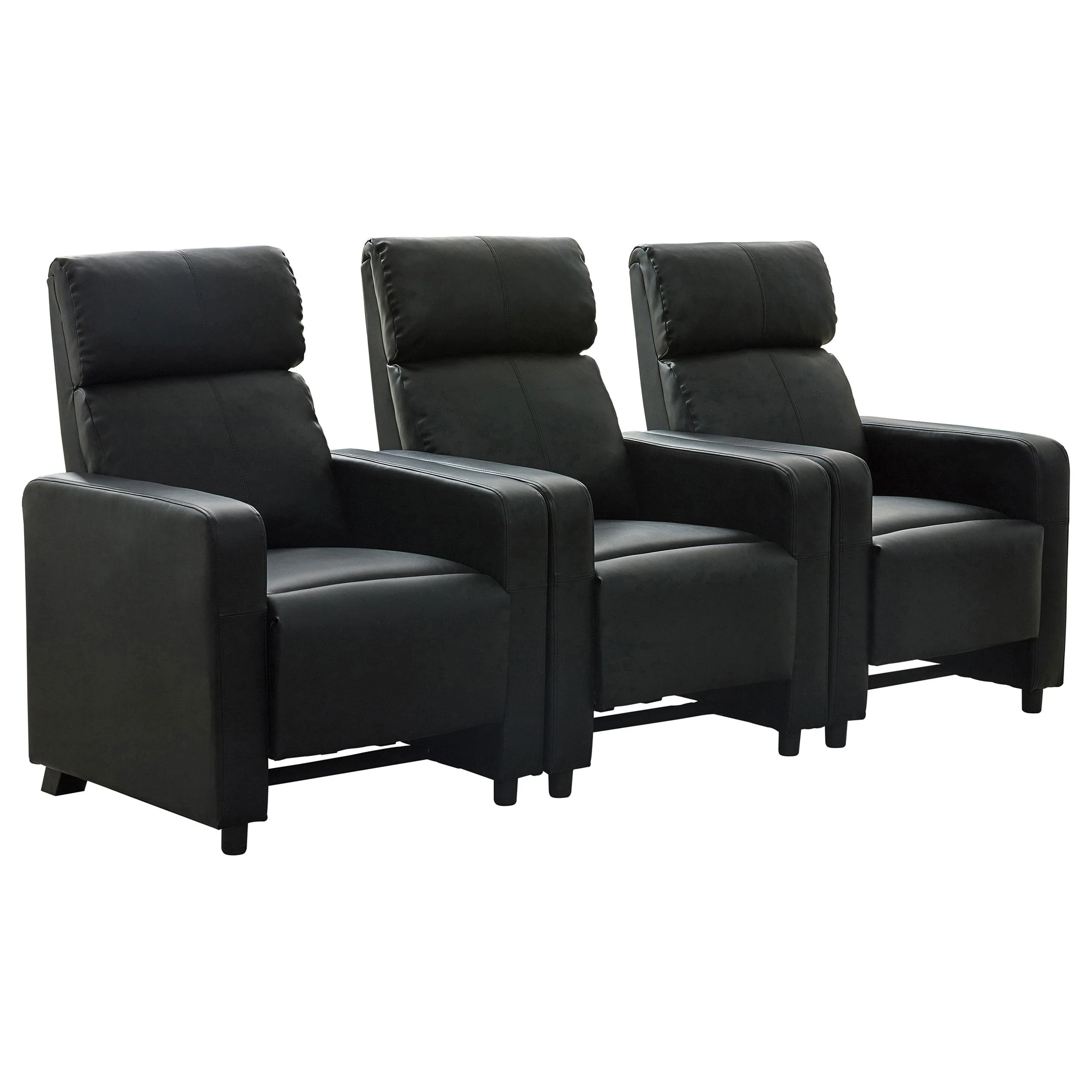 Coaster Furniture Toohey 600181-S3B 3 pc Home Theater Seating - Image 1