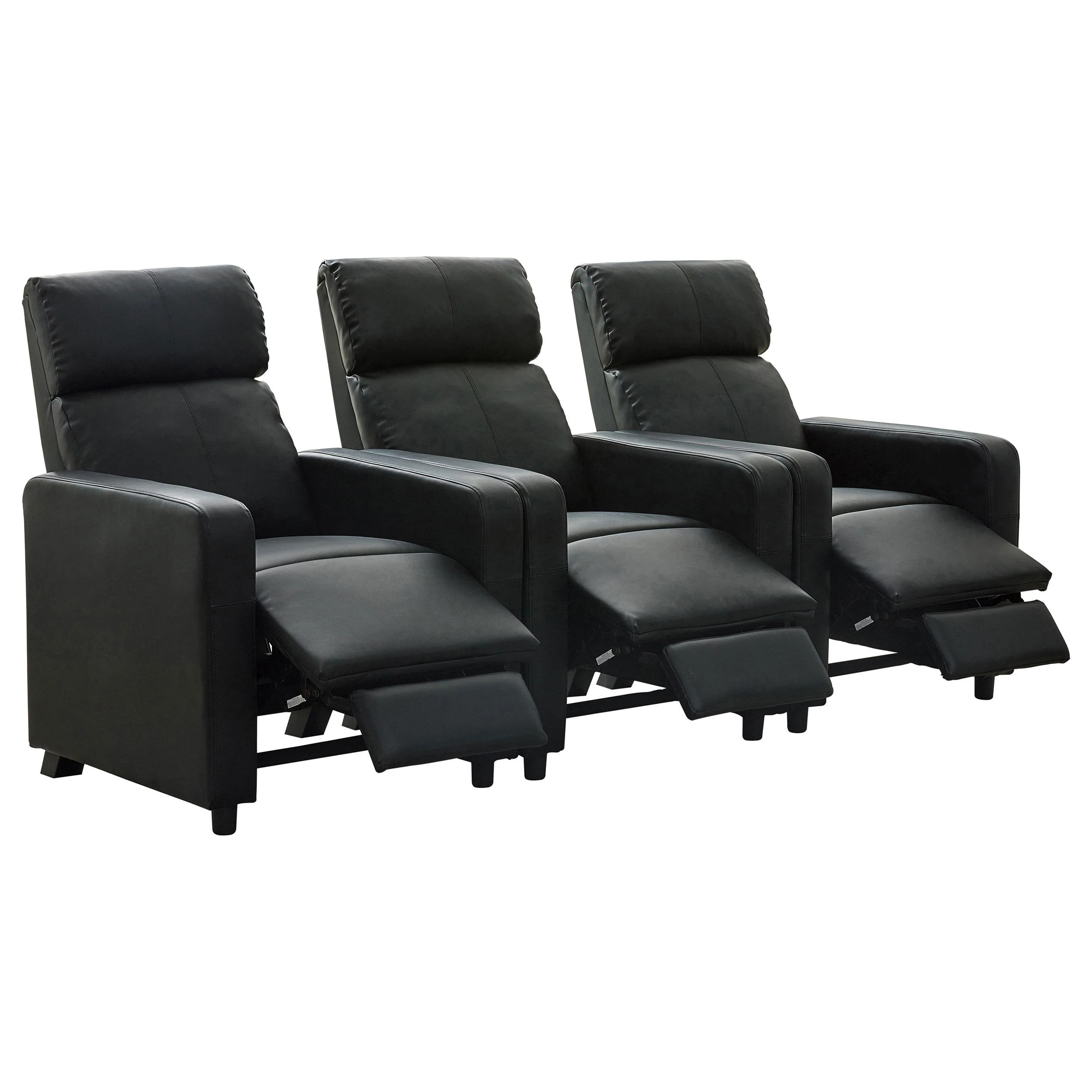 Coaster Furniture Toohey 600181-S3B 3 pc Home Theater Seating - Image 2