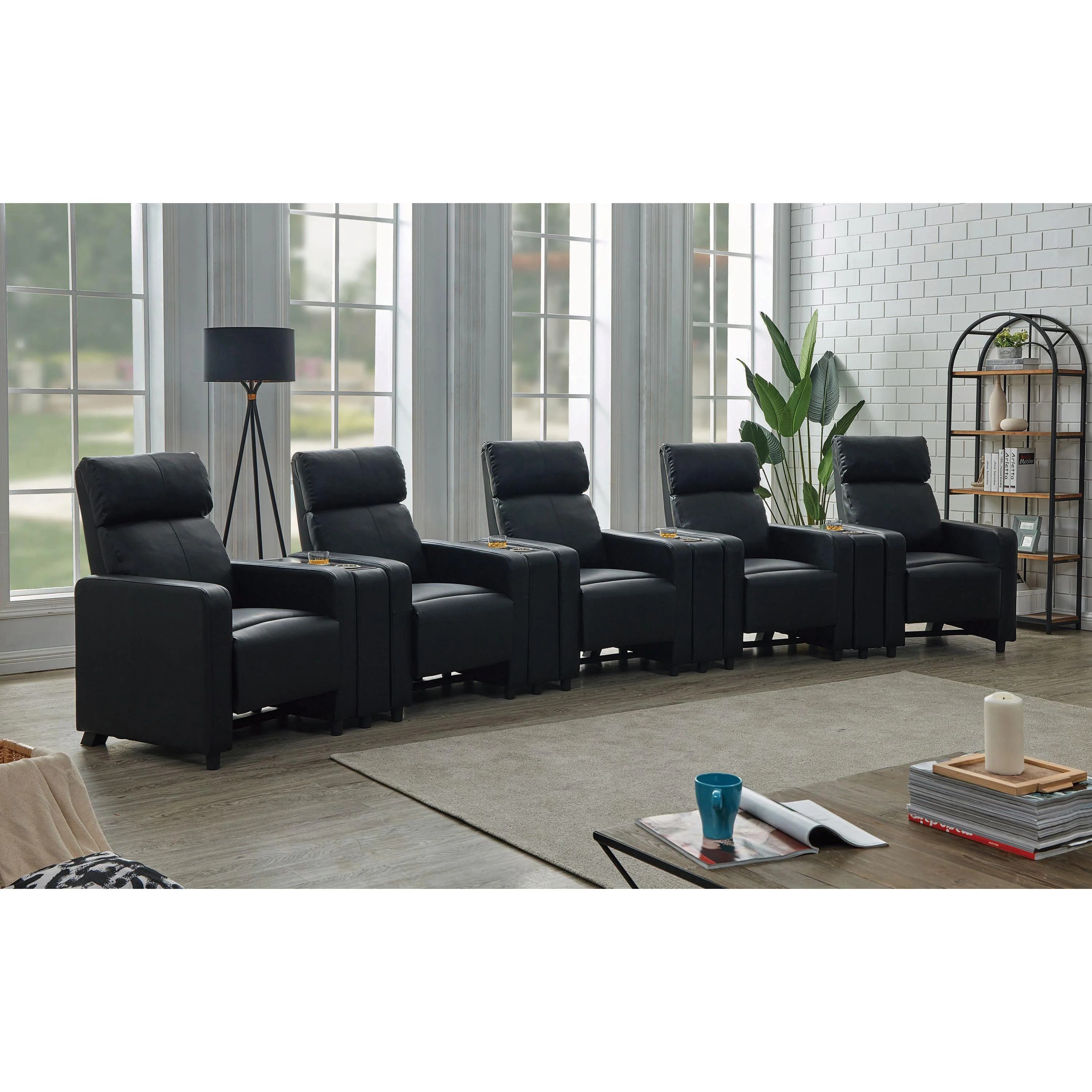 Coaster Furniture Toohey 600181-S5A 9 pc Home Theater Seating - Image 1