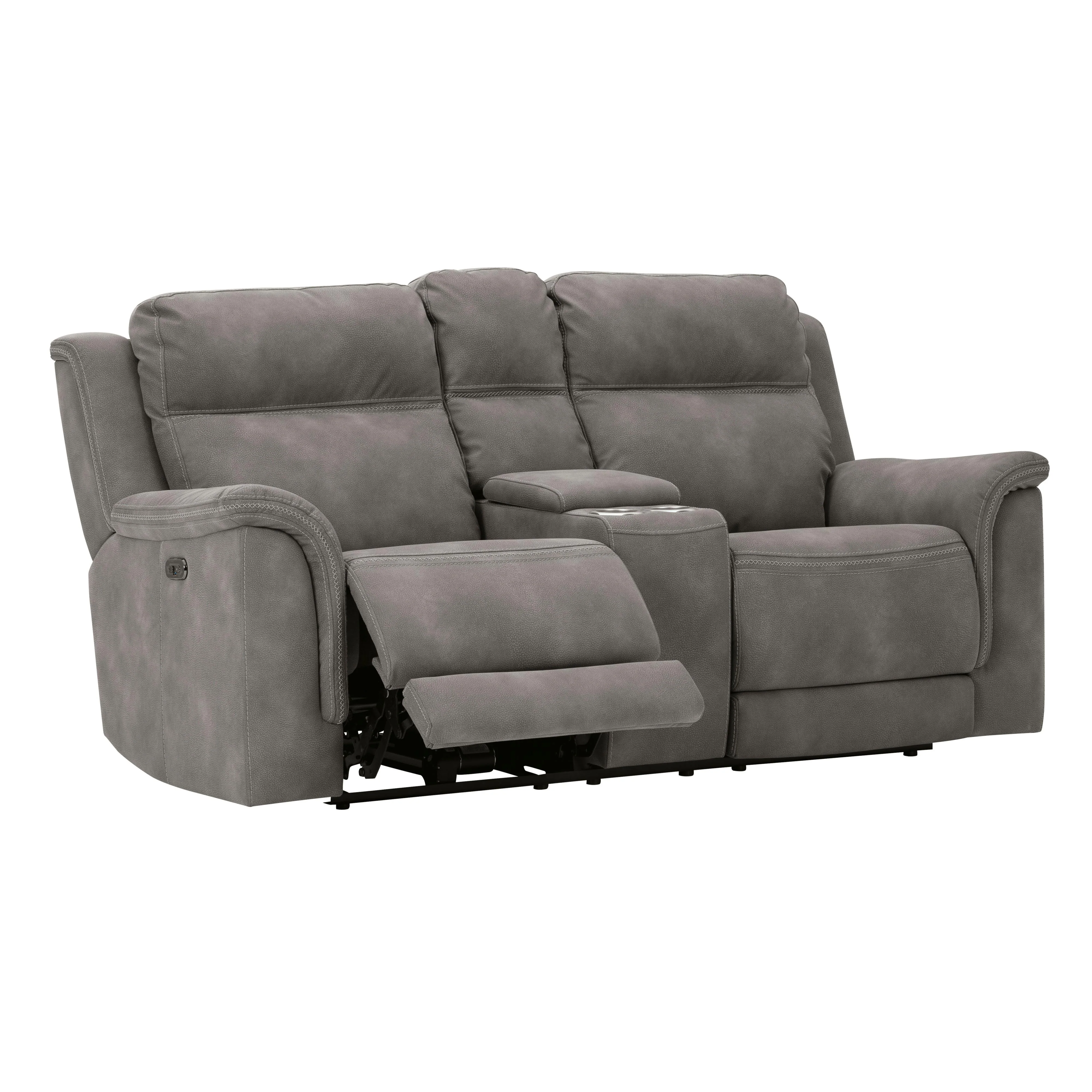 Signature Design by Ashley Next-Gen DuraPella 5930118 Power Reclining Loveseat with Console and Adjustable Headrest - Image 2