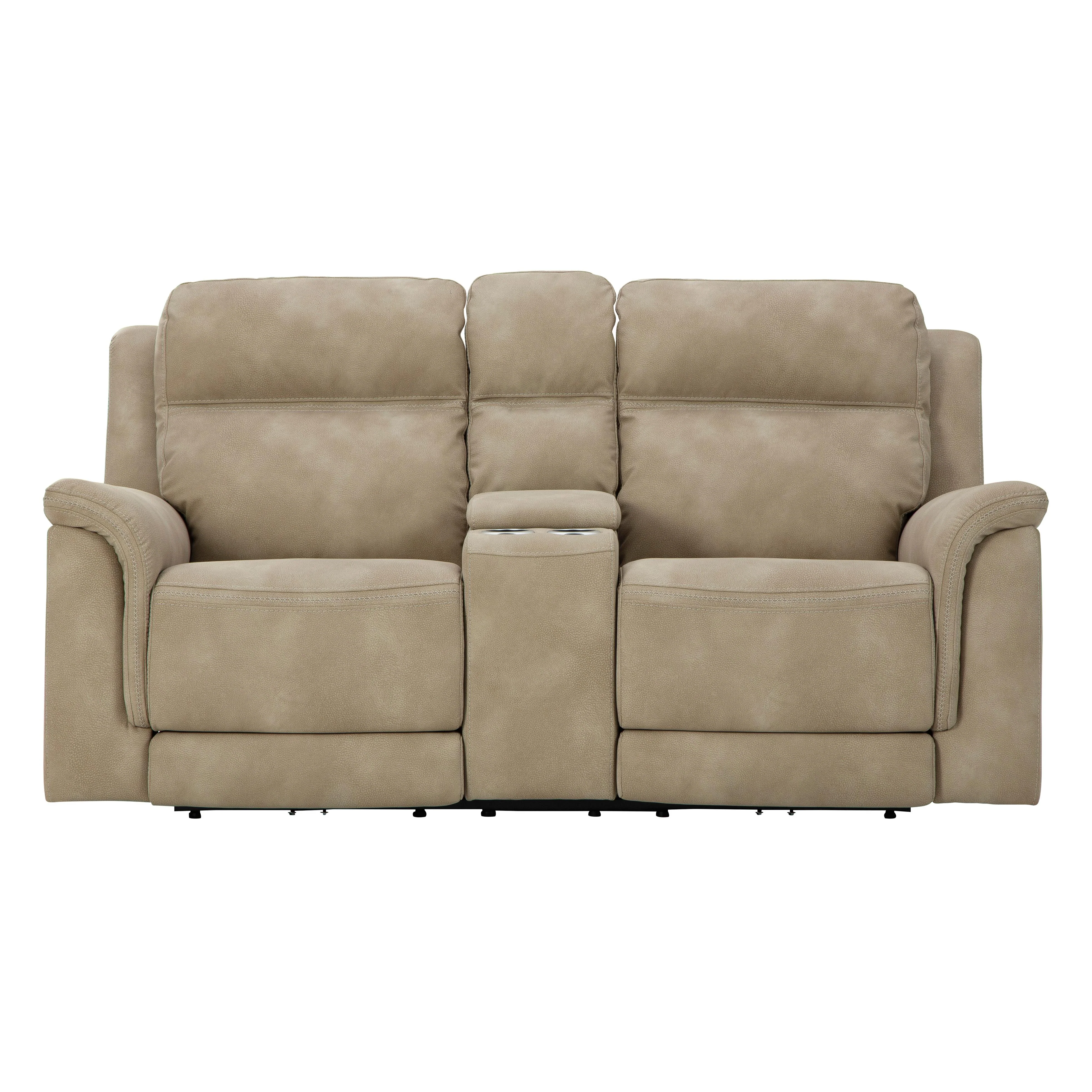 Signature Design by Ashley Next-Gen DuraPella 5930218 Power Reclining Loveseat with Console and Adjustable Headrest - Image 1