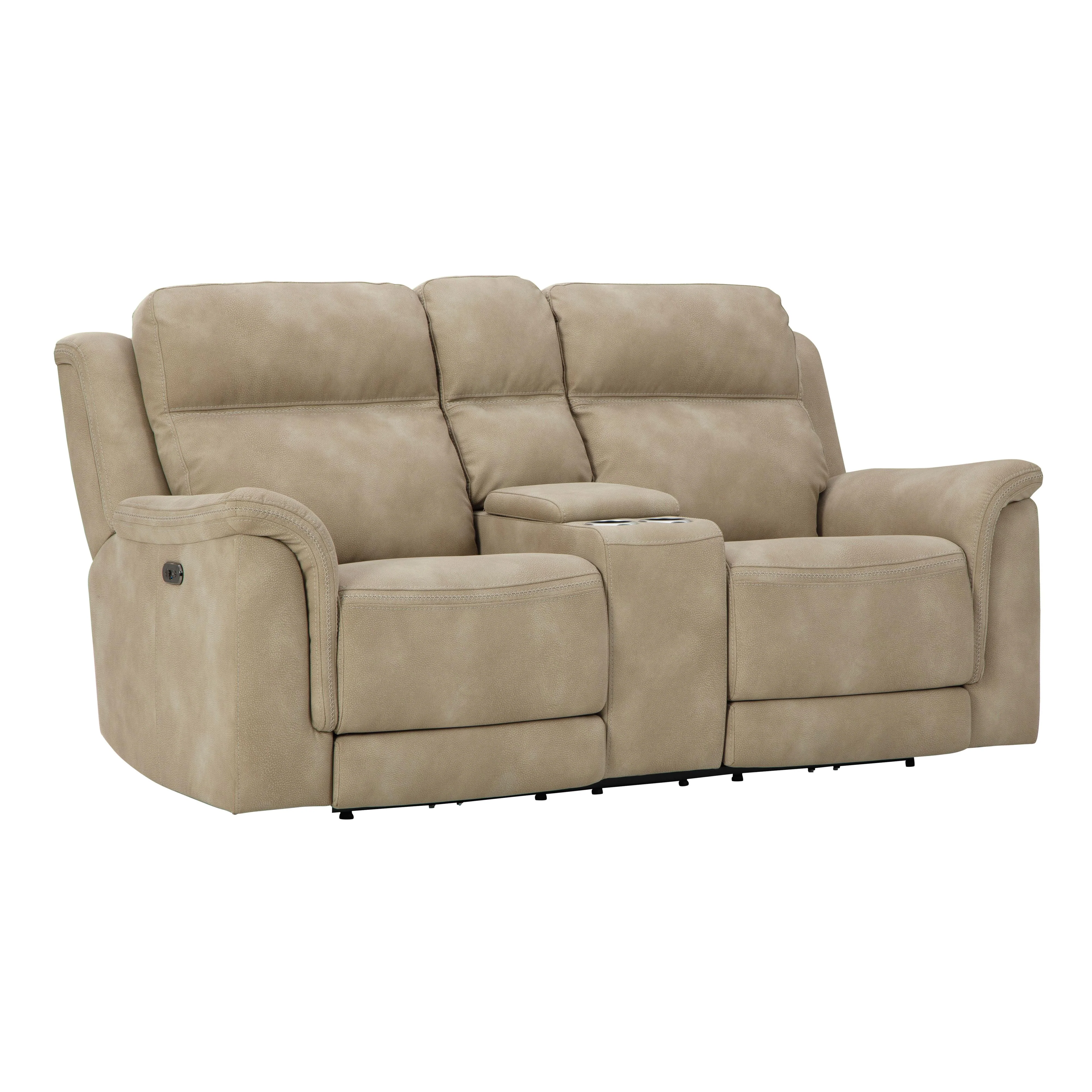 Signature Design by Ashley Next-Gen DuraPella 5930218 Power Reclining Loveseat with Console and Adjustable Headrest - Image 2