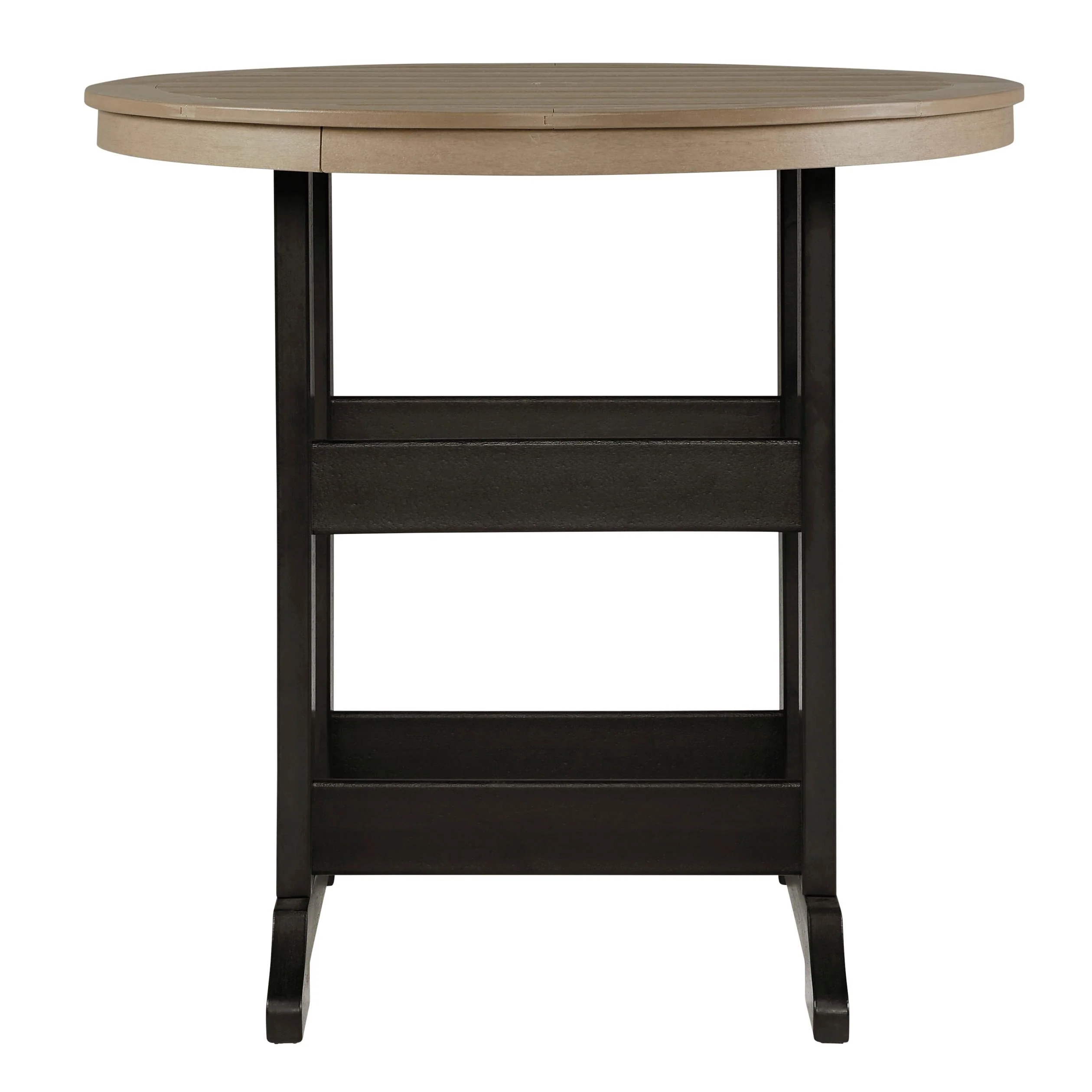 Signature Design by Ashley Fairen Trail P211-613 Round Bar Table with Umbrella Option - Image 2