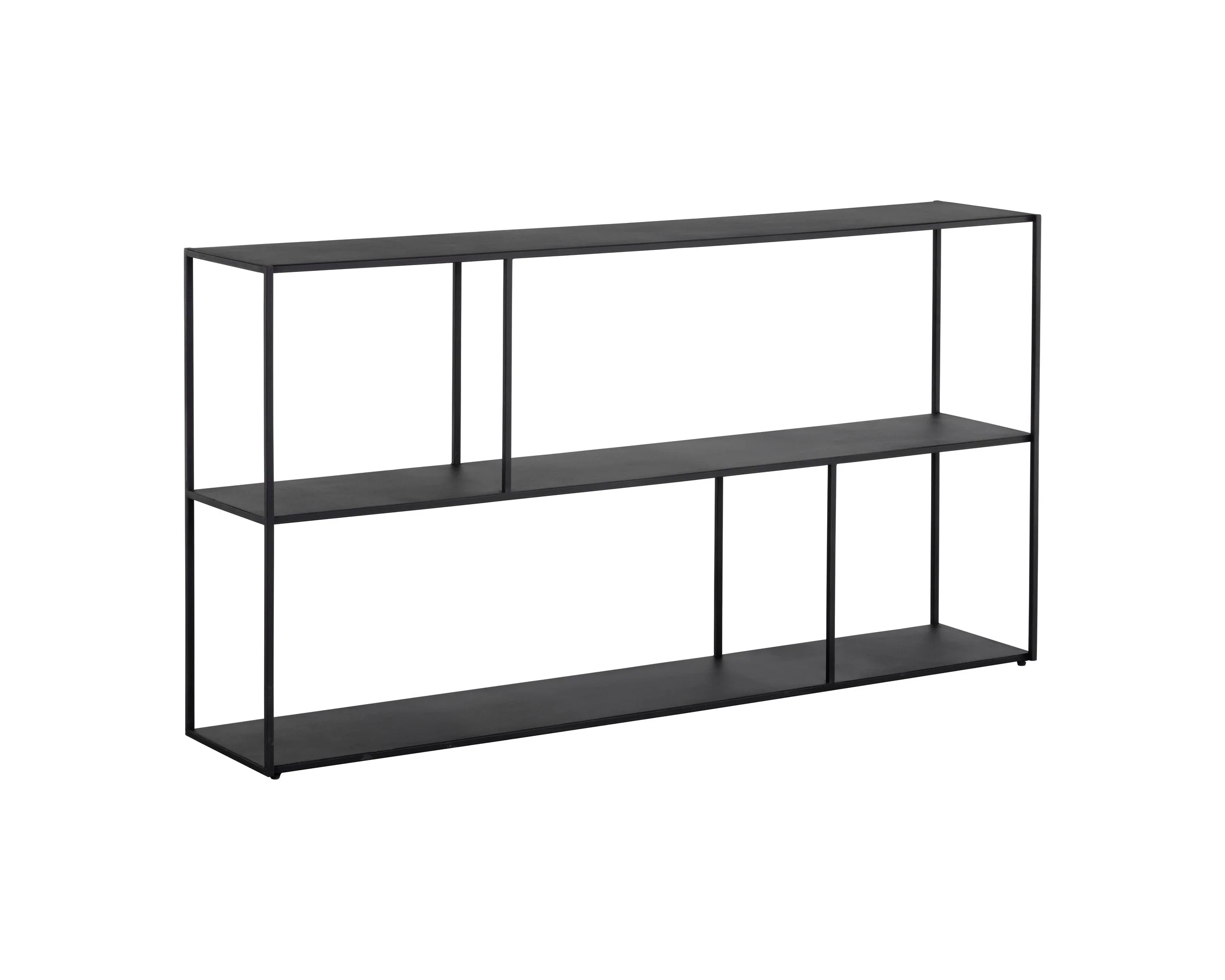 Eiffel Low Bookcase - Large - Black - Image 2