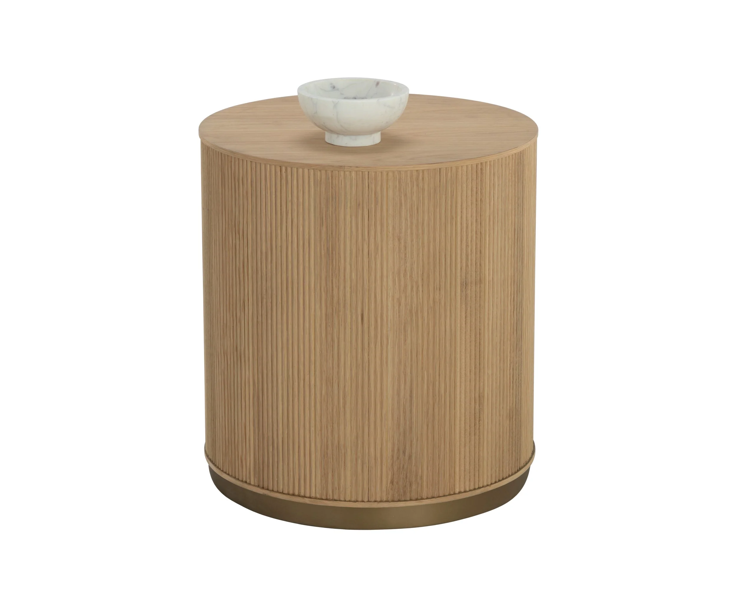Kalla Side Table - Rustic Oak - Image 2
