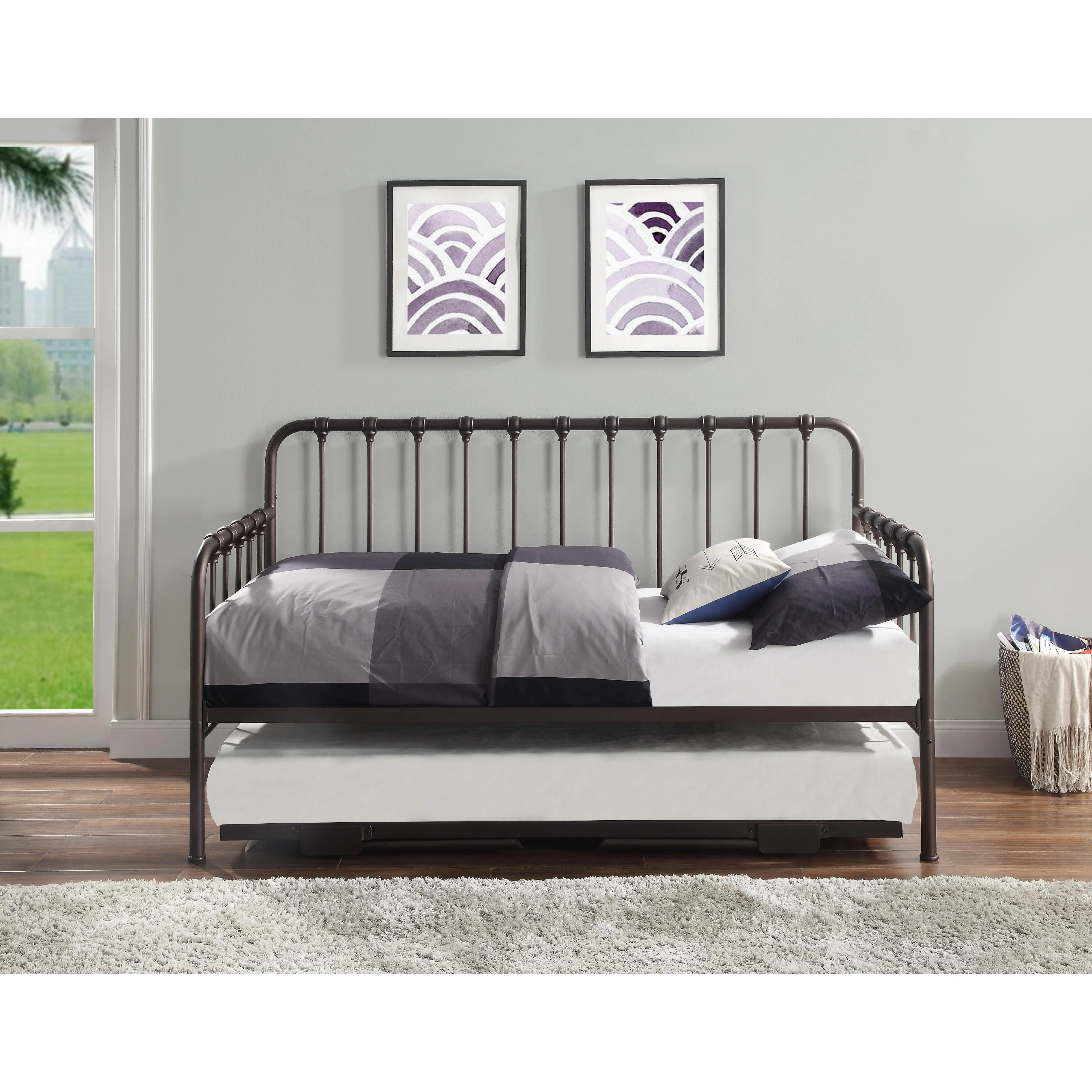 Homelegance Constance 4983DZ-NT Daybed with Lift-up Trundle - Image 3