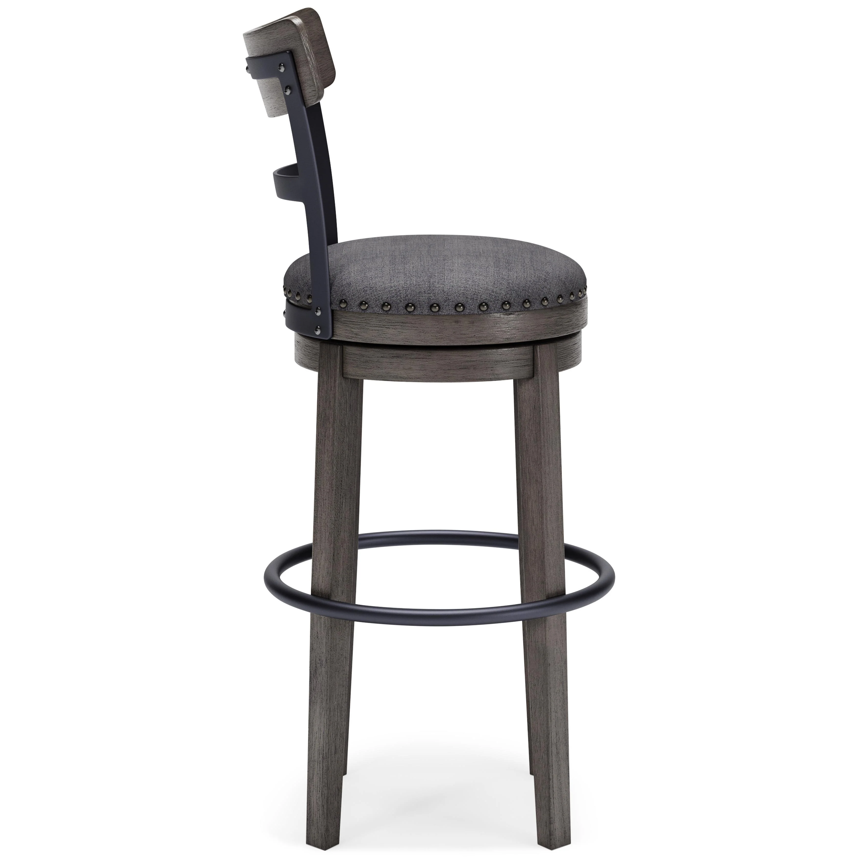 Signature Design by Ashley Caitbrook D388-230 Tall Upholstered Swivel Barstool - Image 3