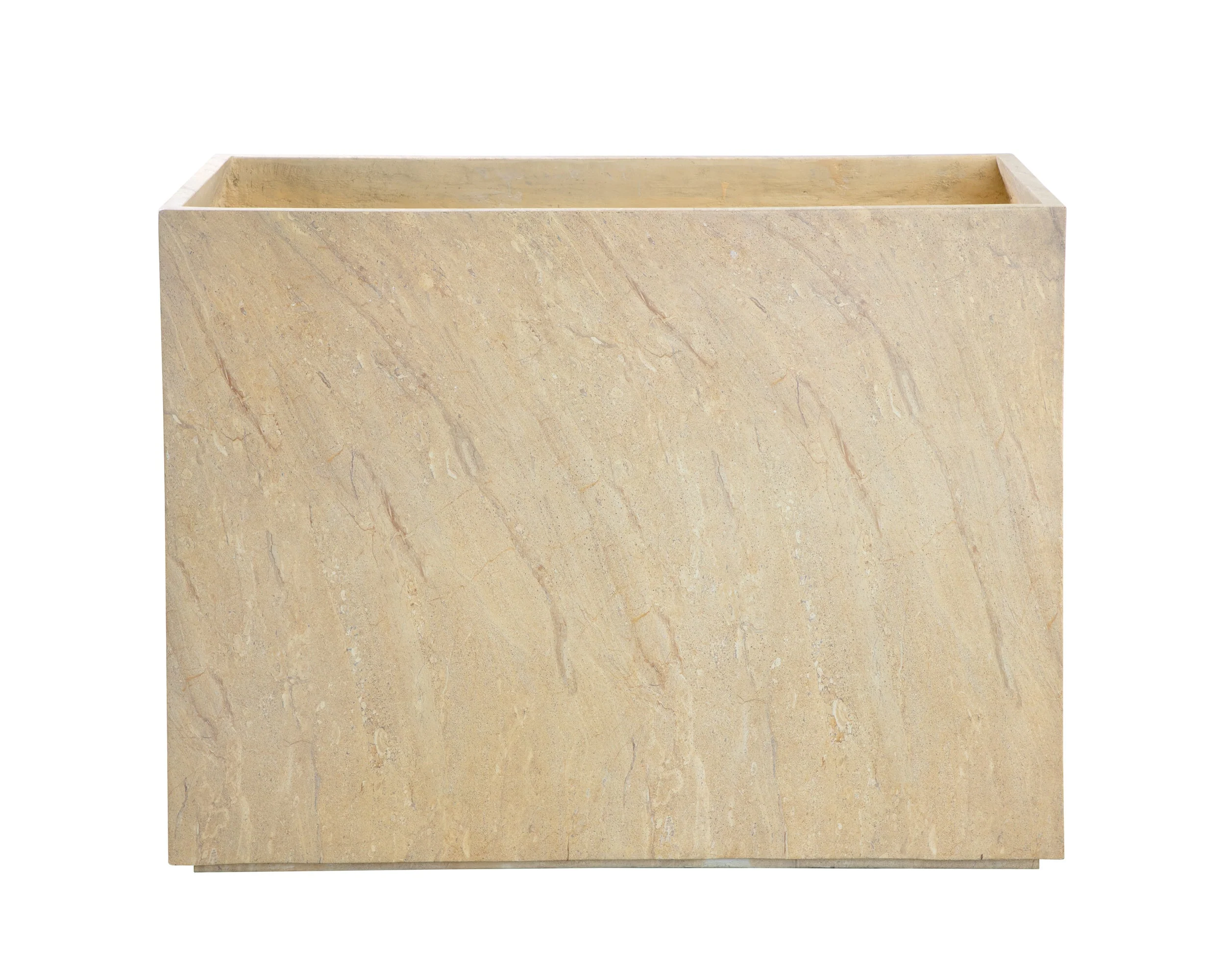 Leilani Planter - Large - Travertine Look - Image 2