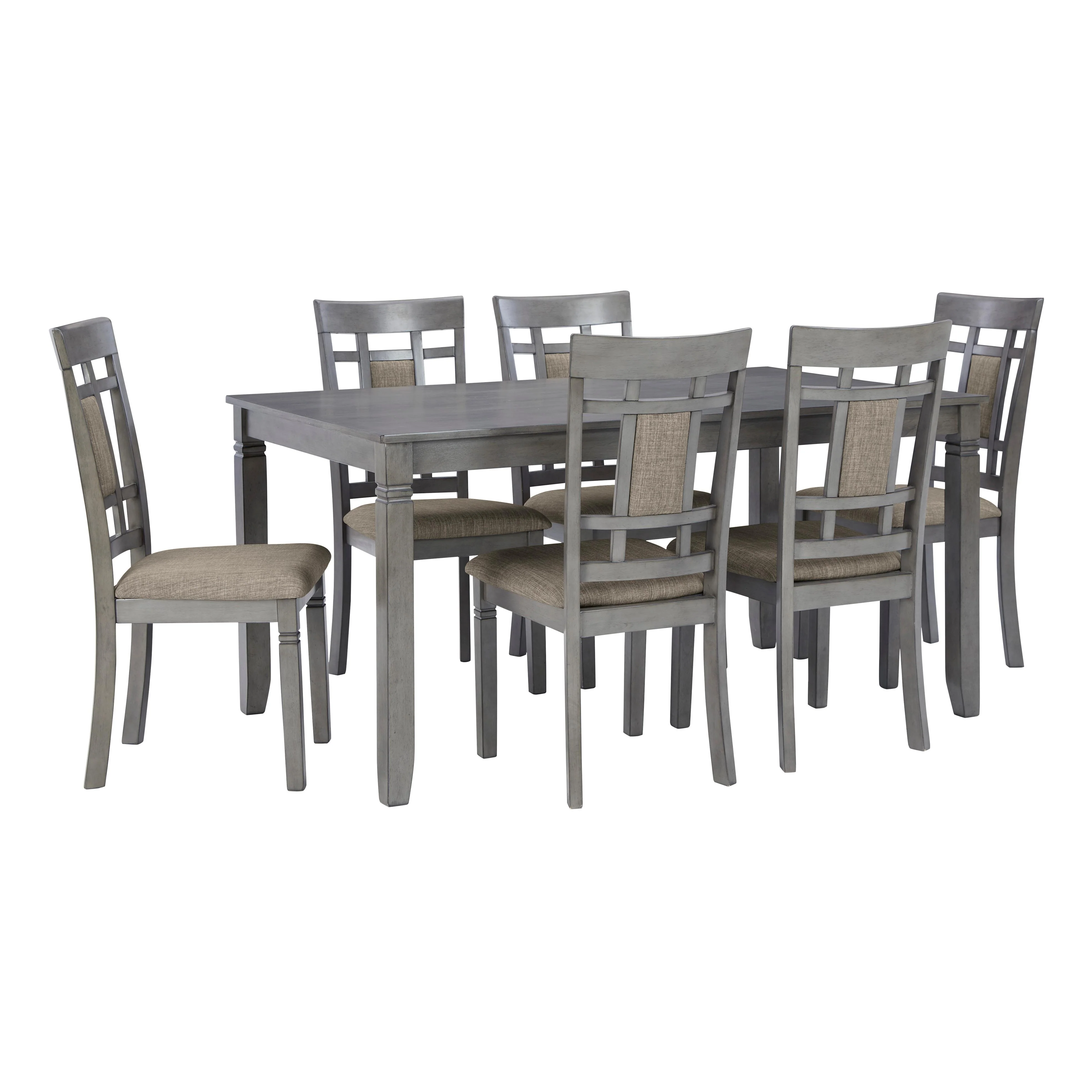 Signature Design by Ashley Jayemyer D368-425 Rectangular Dining Room Table Set