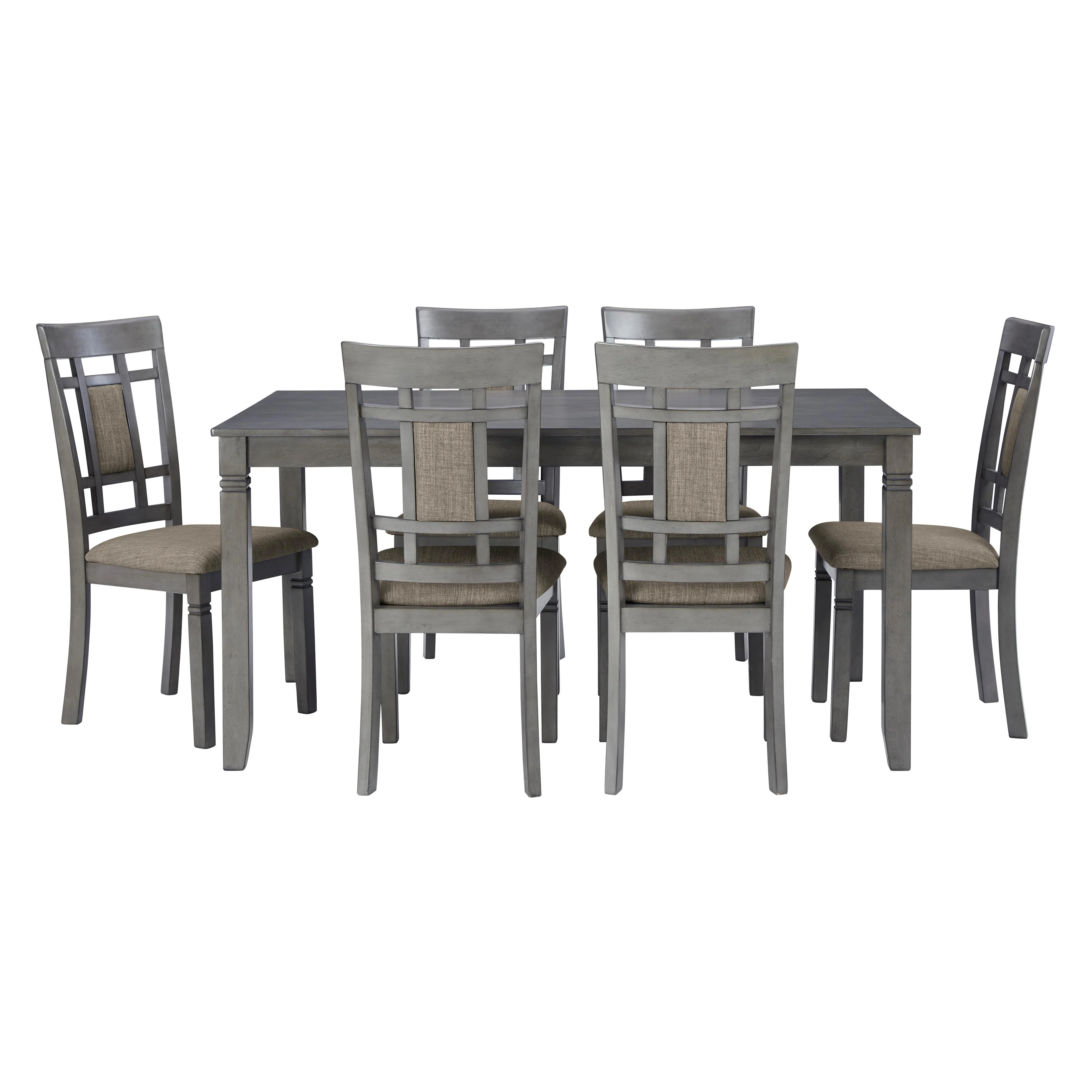 Signature Design by Ashley Jayemyer D368-425 Rectangular Dining Room Table Set - Image 2