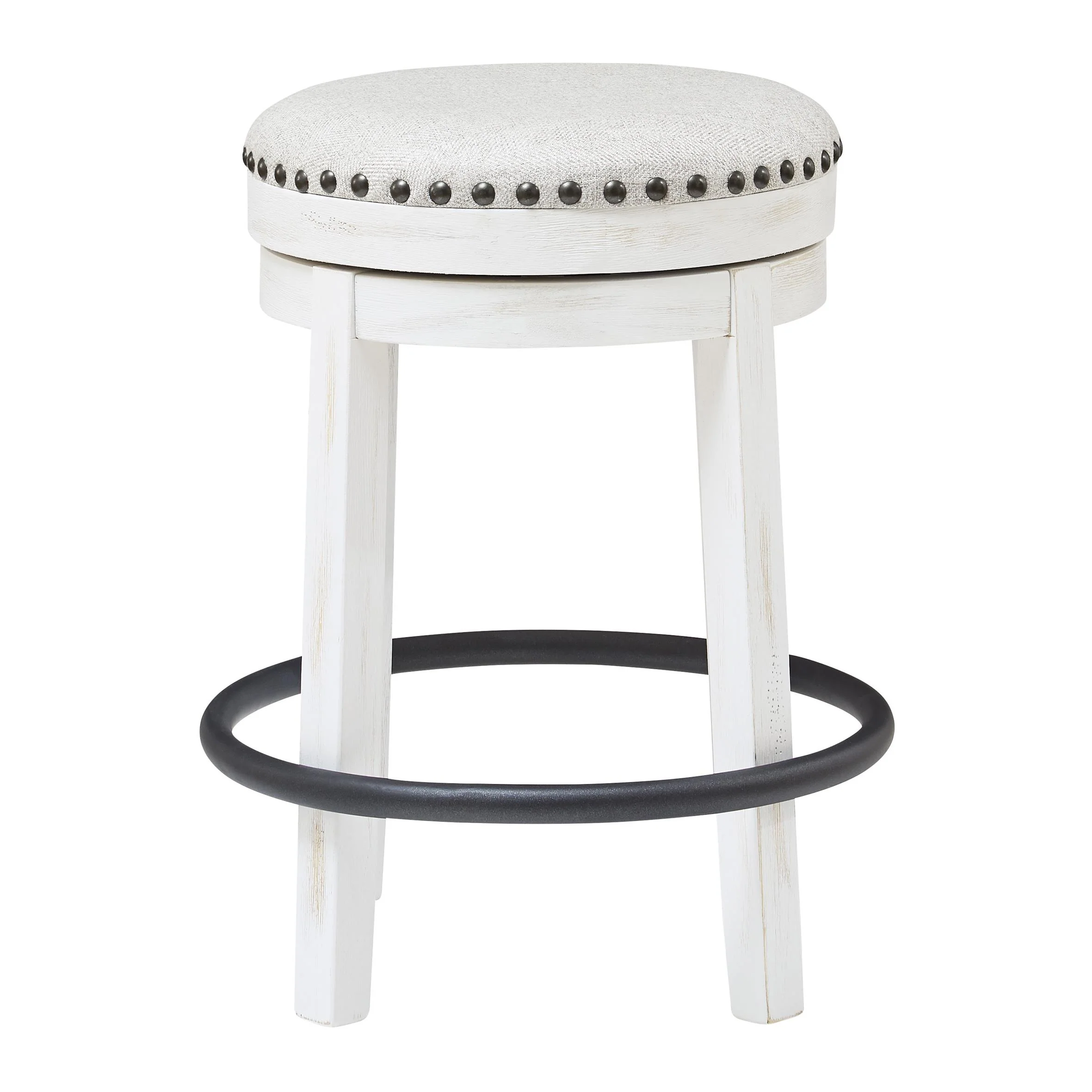 Signature Design by Ashley Valebeck D546-324 Upholstered Swivel Stool - Image 2
