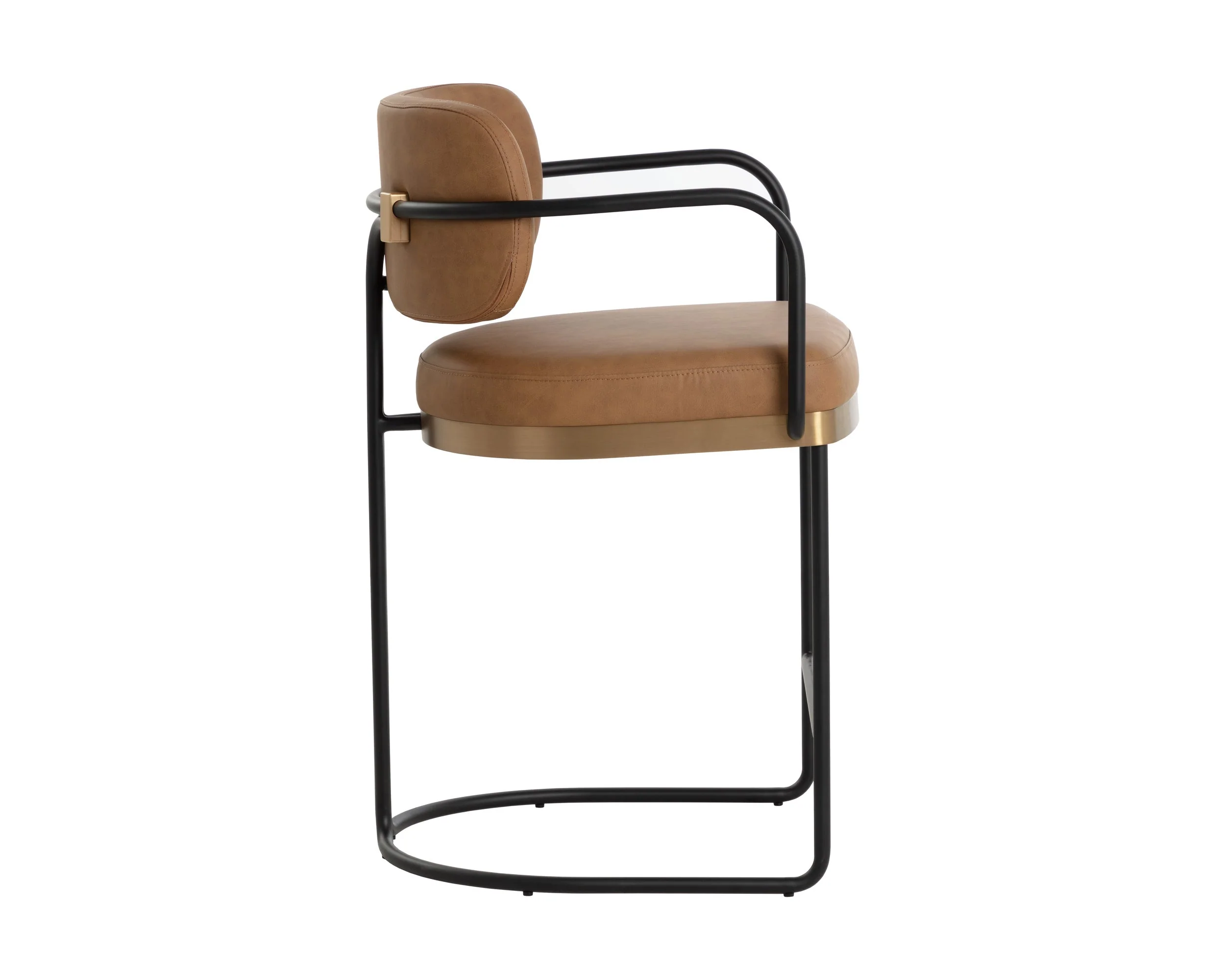Jalen Counter Stool - Milliken Cognac - Image 3