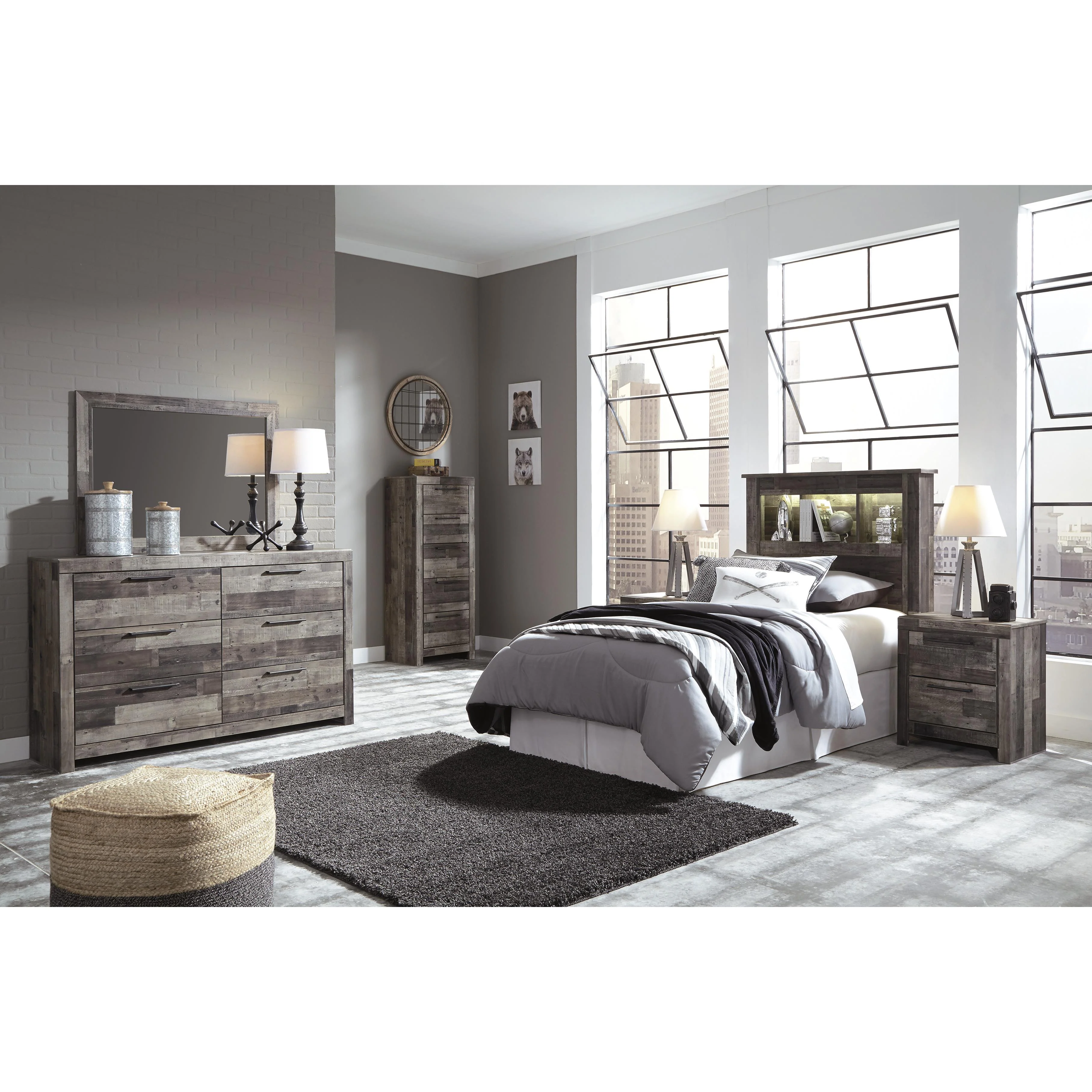 Benchcraft Derekson B200B1 Dresser and Mirror - Image 3