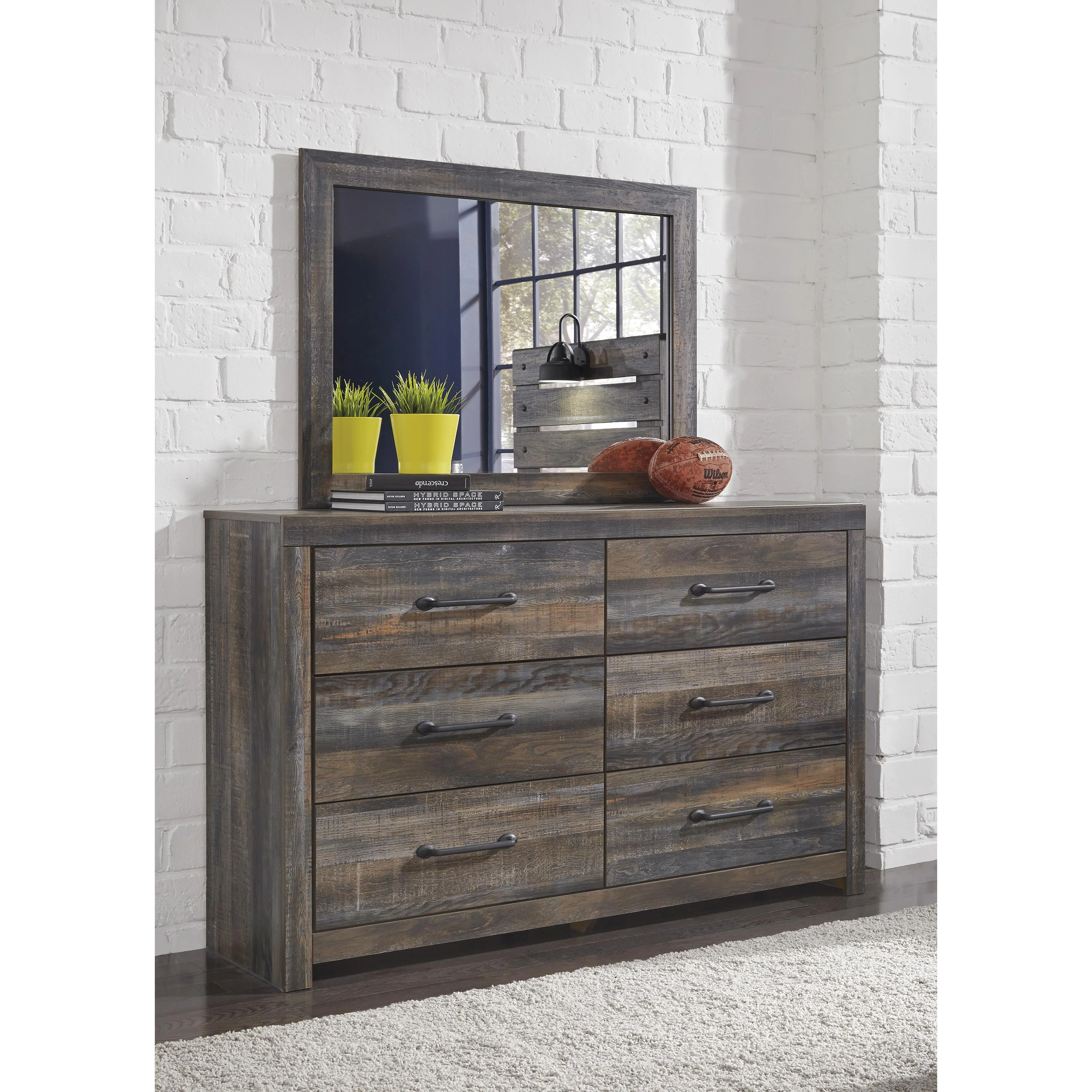 Signature Design by Ashley Drystan B211B1 Dresser and Mirror - Image 2