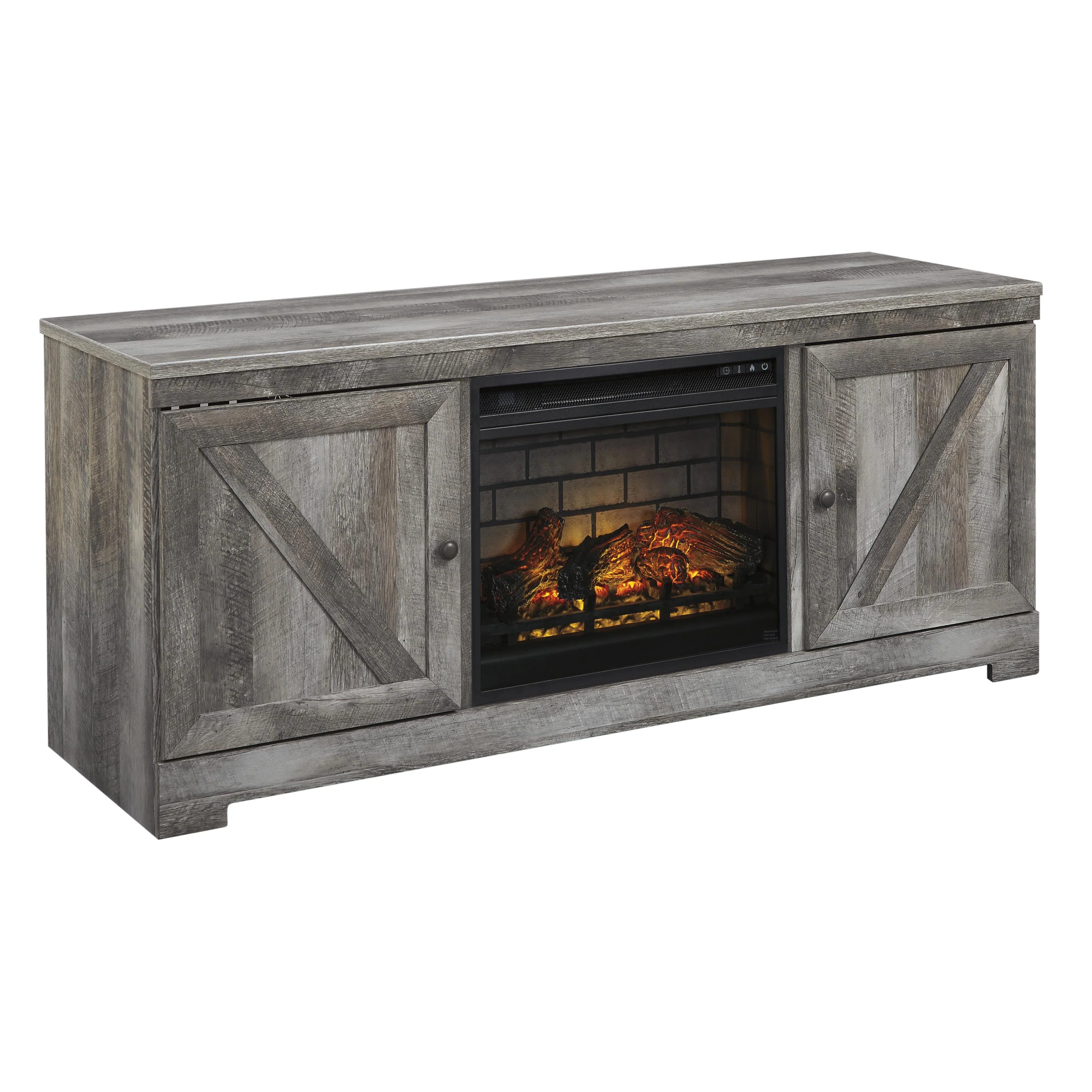 Signature Design by Ashley Wynnlow W440W9 63" TV Stand with Electric Fireplace - Image 1