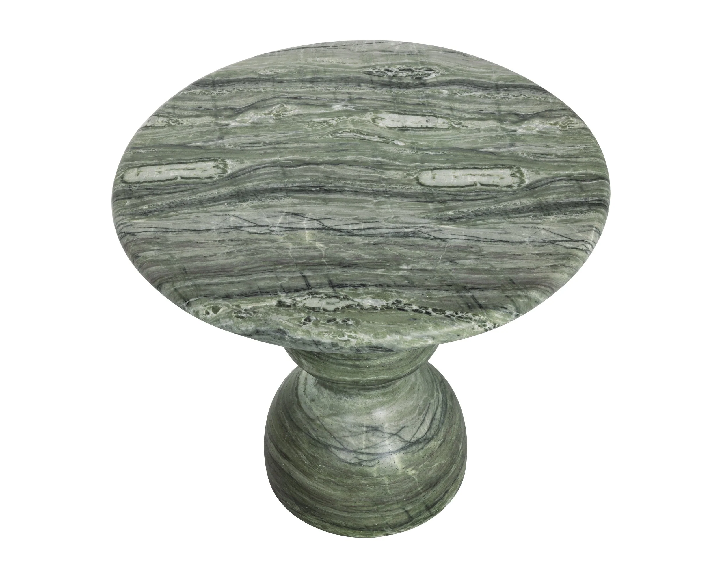 Raul Bistro Table - Marble Look - Sage - 34" - Image 3