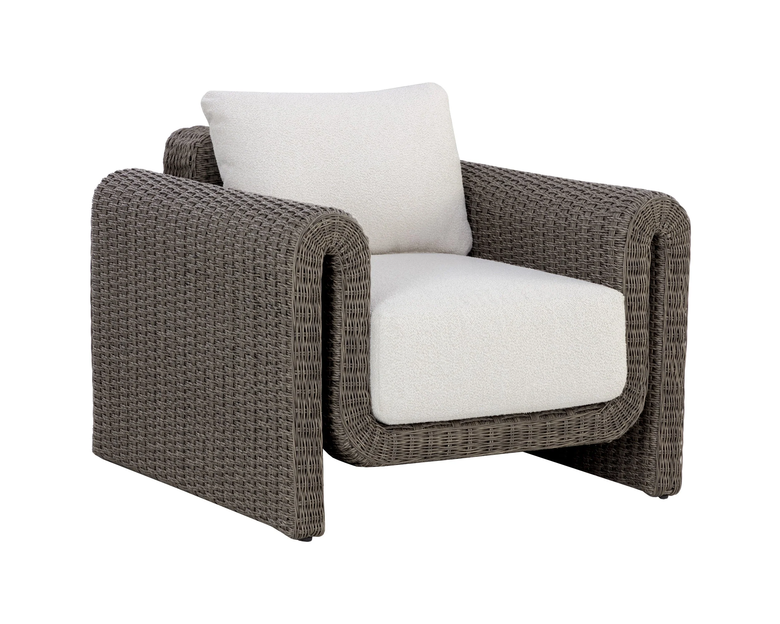 Tibi Armchair – Grey – Louis Cream