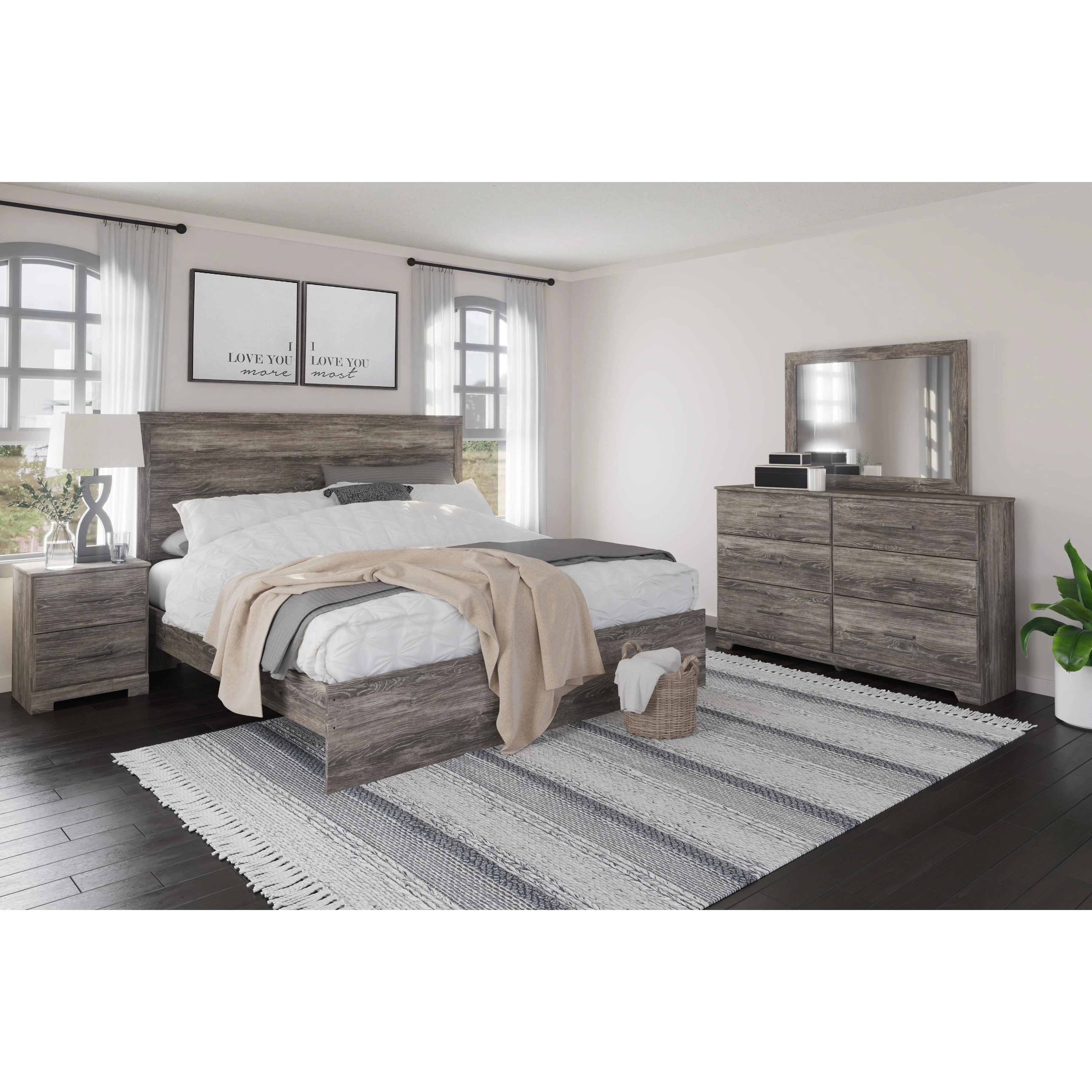 Signature Design by Ashley Ralinksi B2587B1 Dresser and Mirror - Image 3