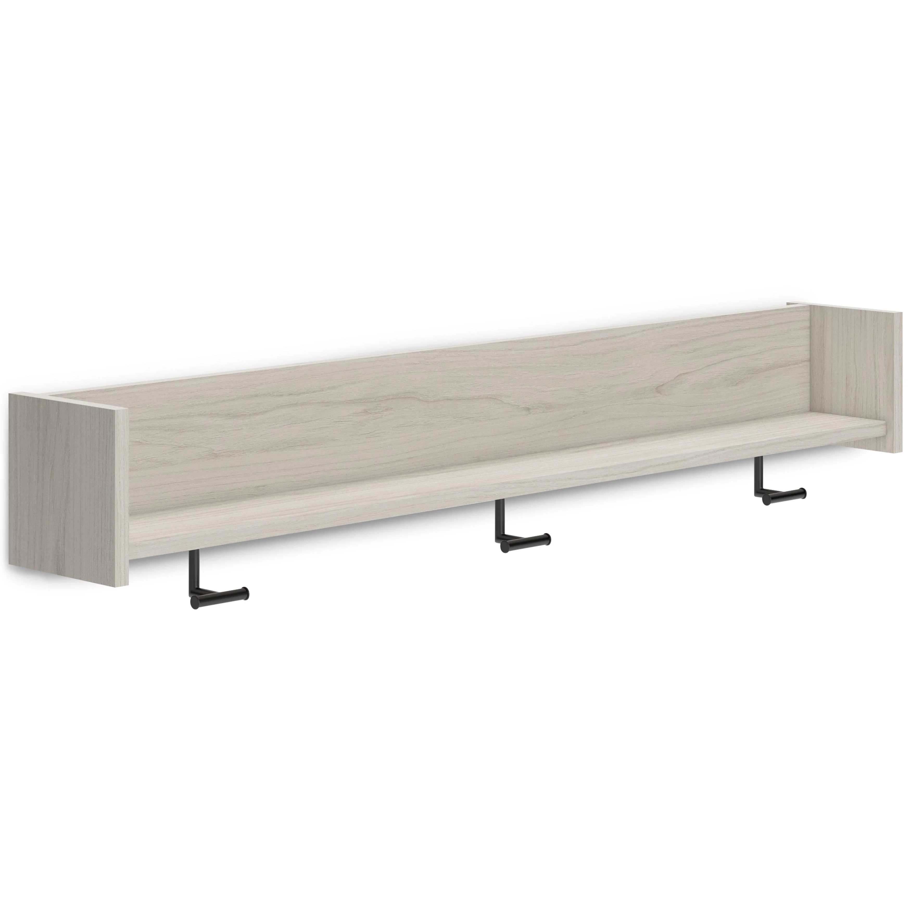 Signature Design by Ashley Socalle EA1864-151 Wall Mounted Coat Rack with Shelf - Image 1