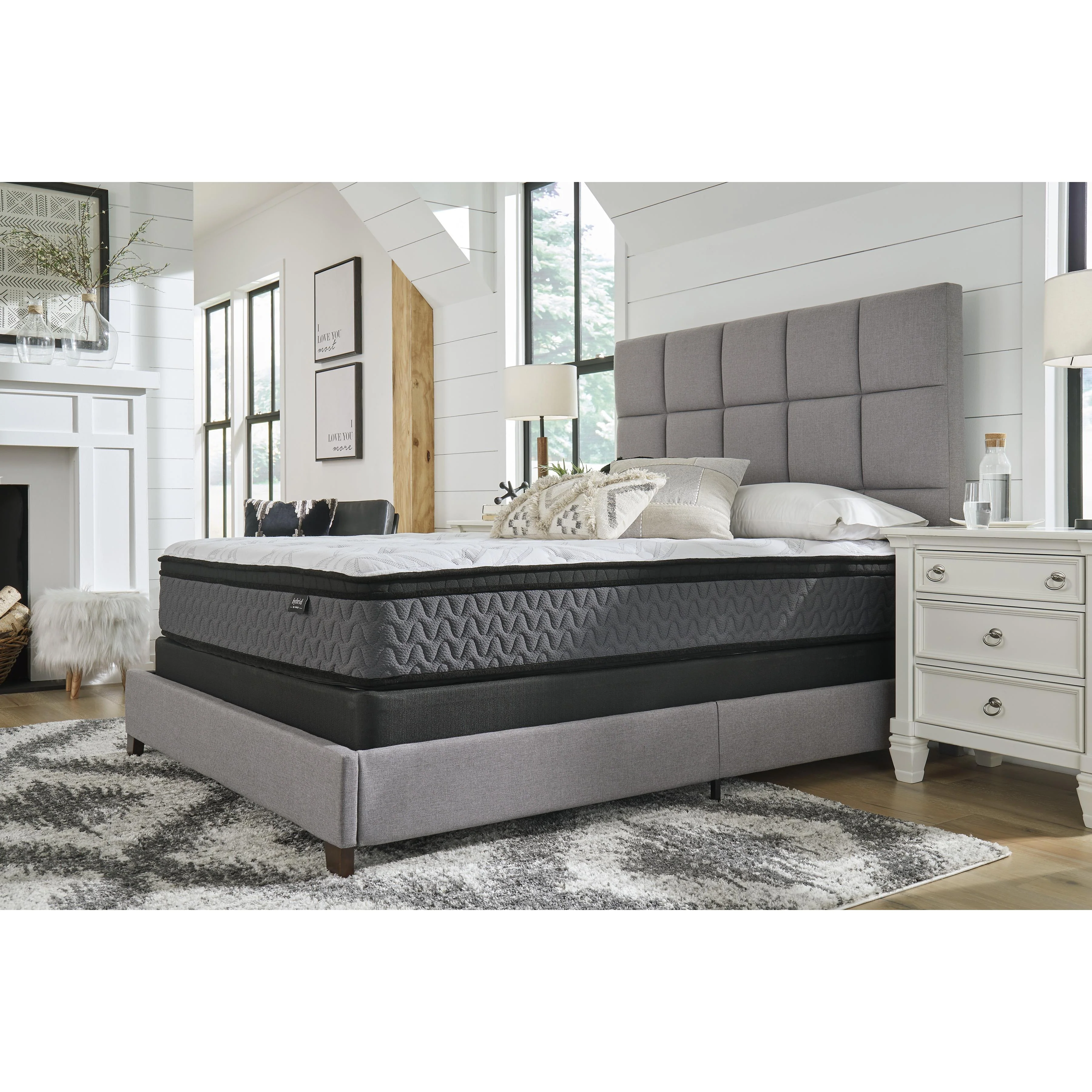 Sierra Sleep 12 Inch Pocketed Hybrid M59021 Full Mattress - Image 2
