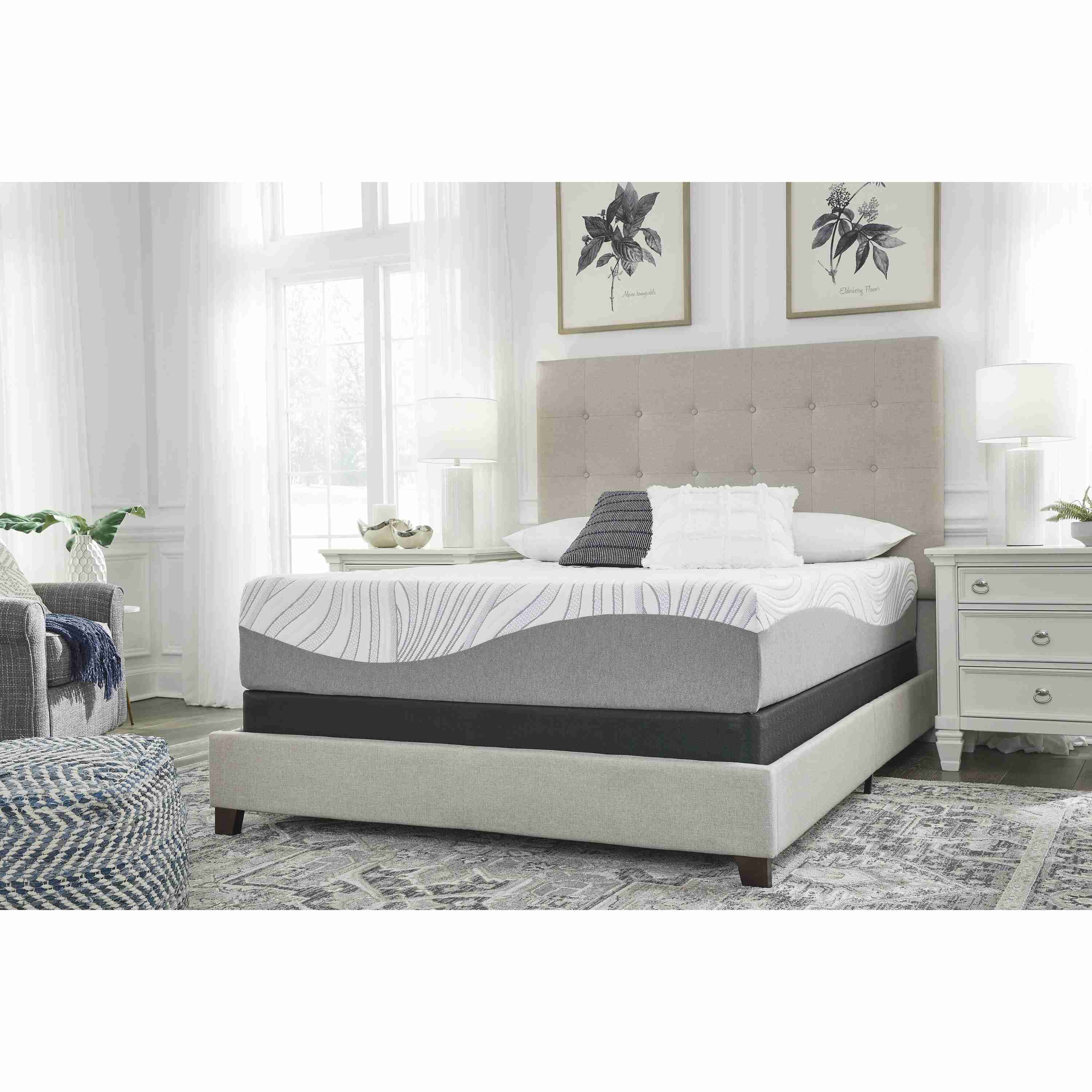 Sierra Sleep 12 Inch Memory Foam M59351 California King Mattress - Image 2