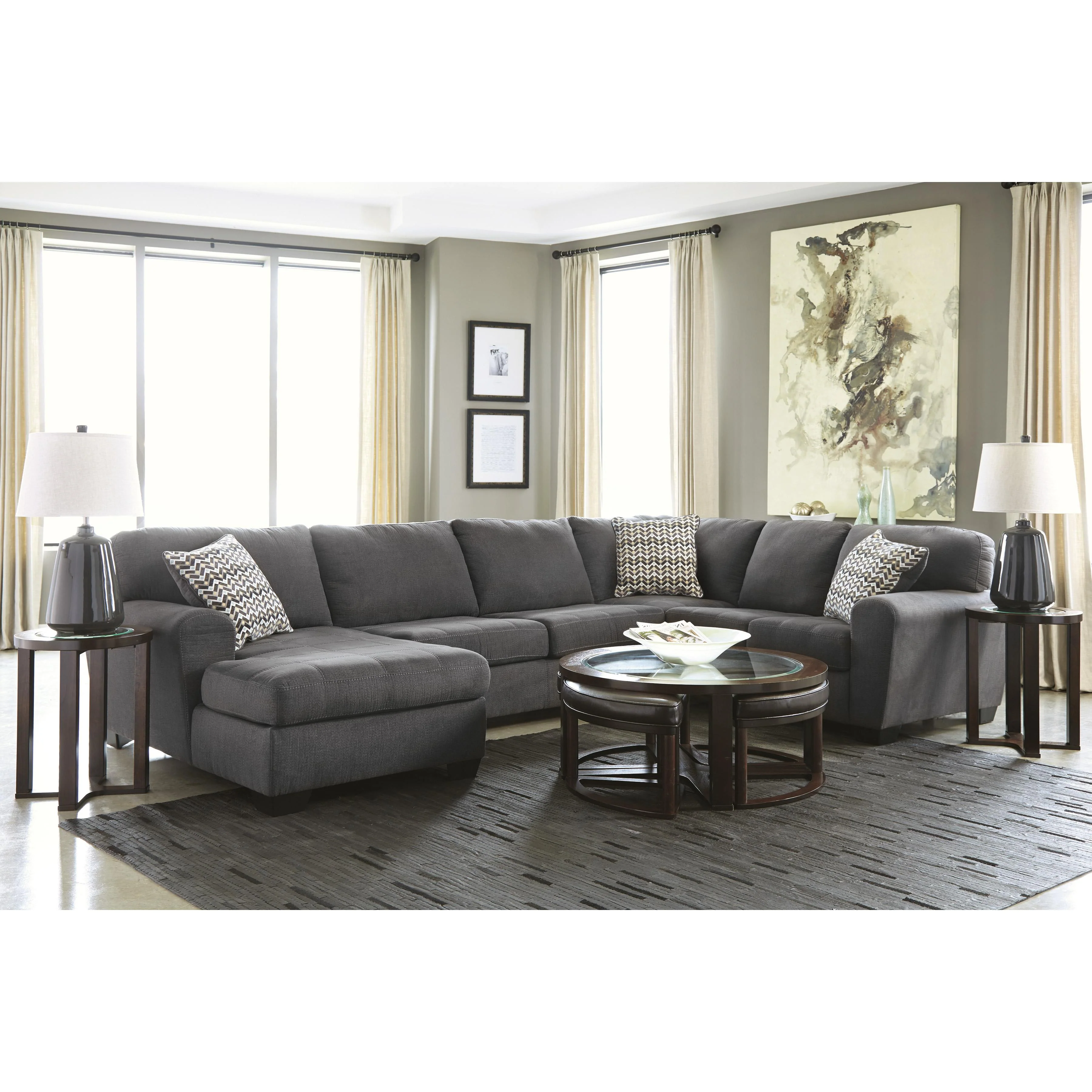 Benchcraft Ambee 28620S1 3 pc Sectional with Chaise - Image 3
