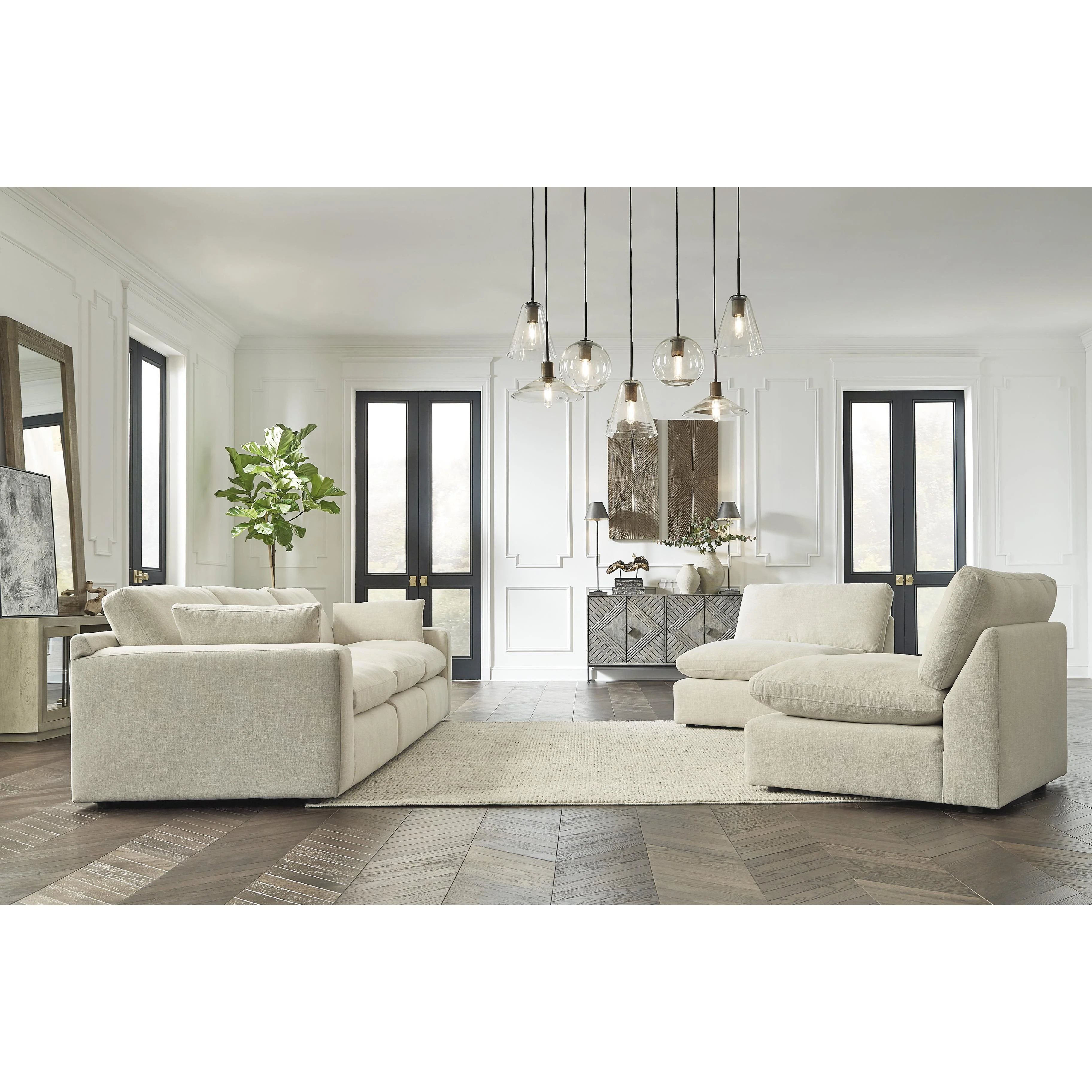 Benchcraft Elyza 10006S2 3 pc Sectional Sofa - Image 3