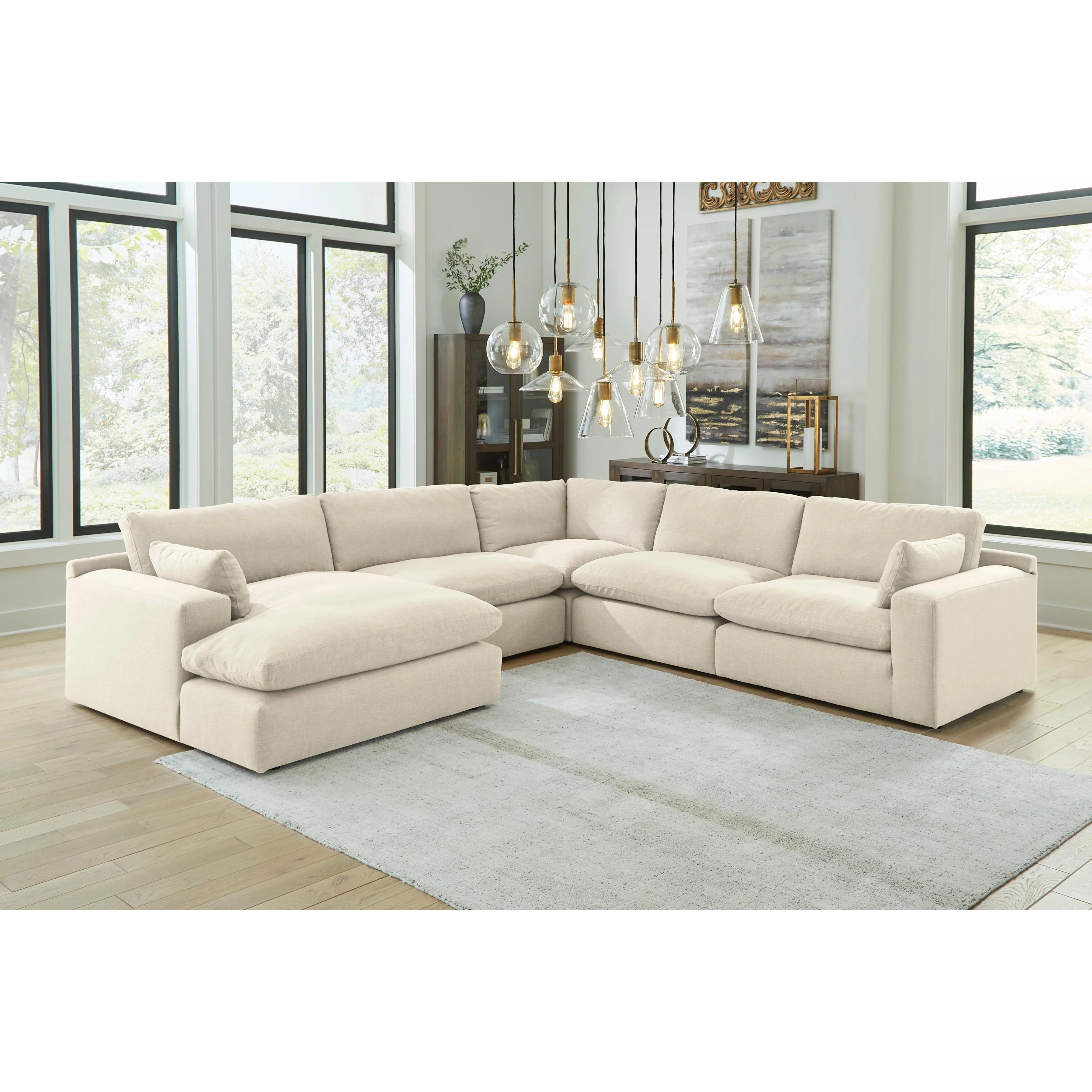 Benchcraft Elyza 10006S6 5 pc Sectional with Chaise - Image 2