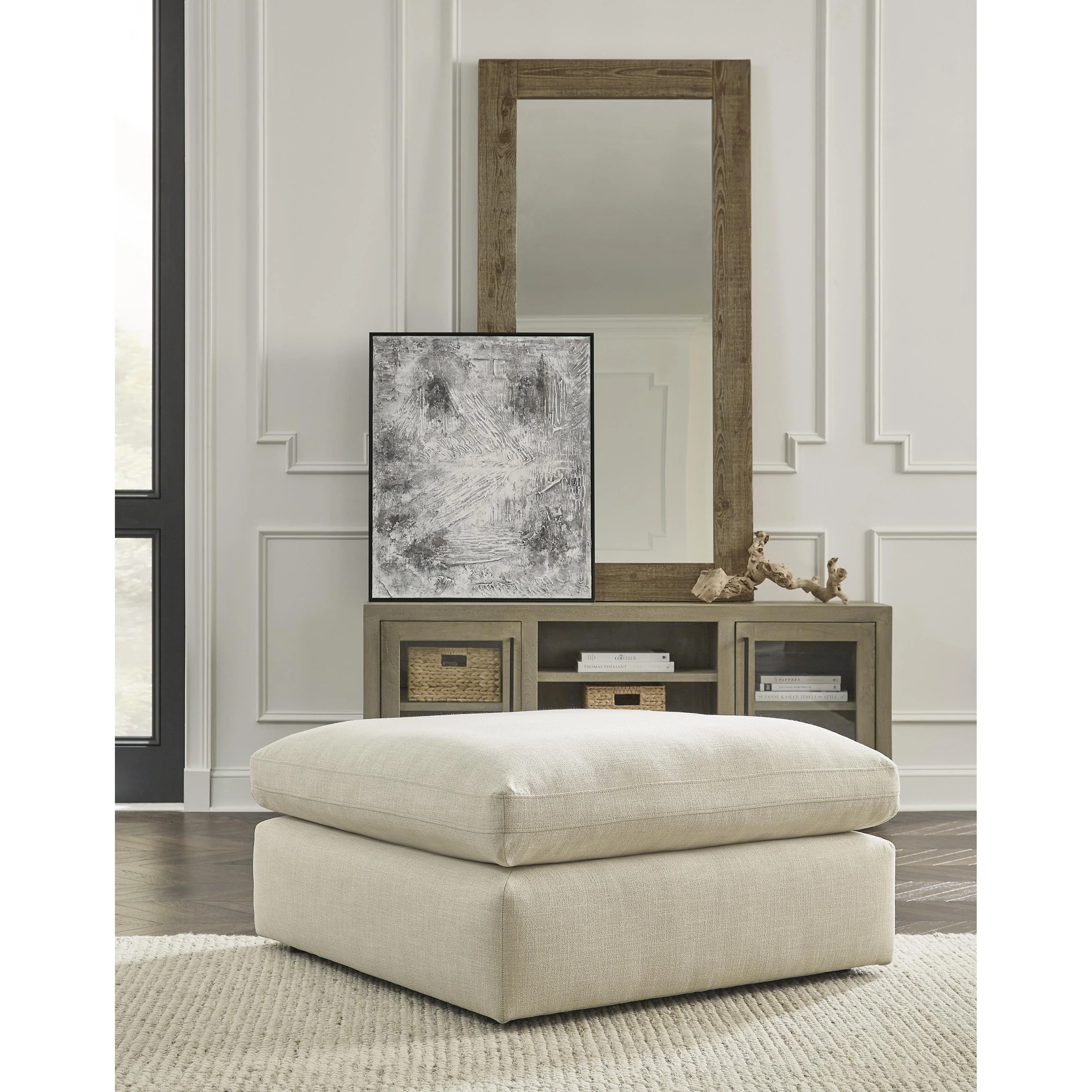 Benchcraft Elyza 1000608 Oversized Accent Ottoman - Image 3