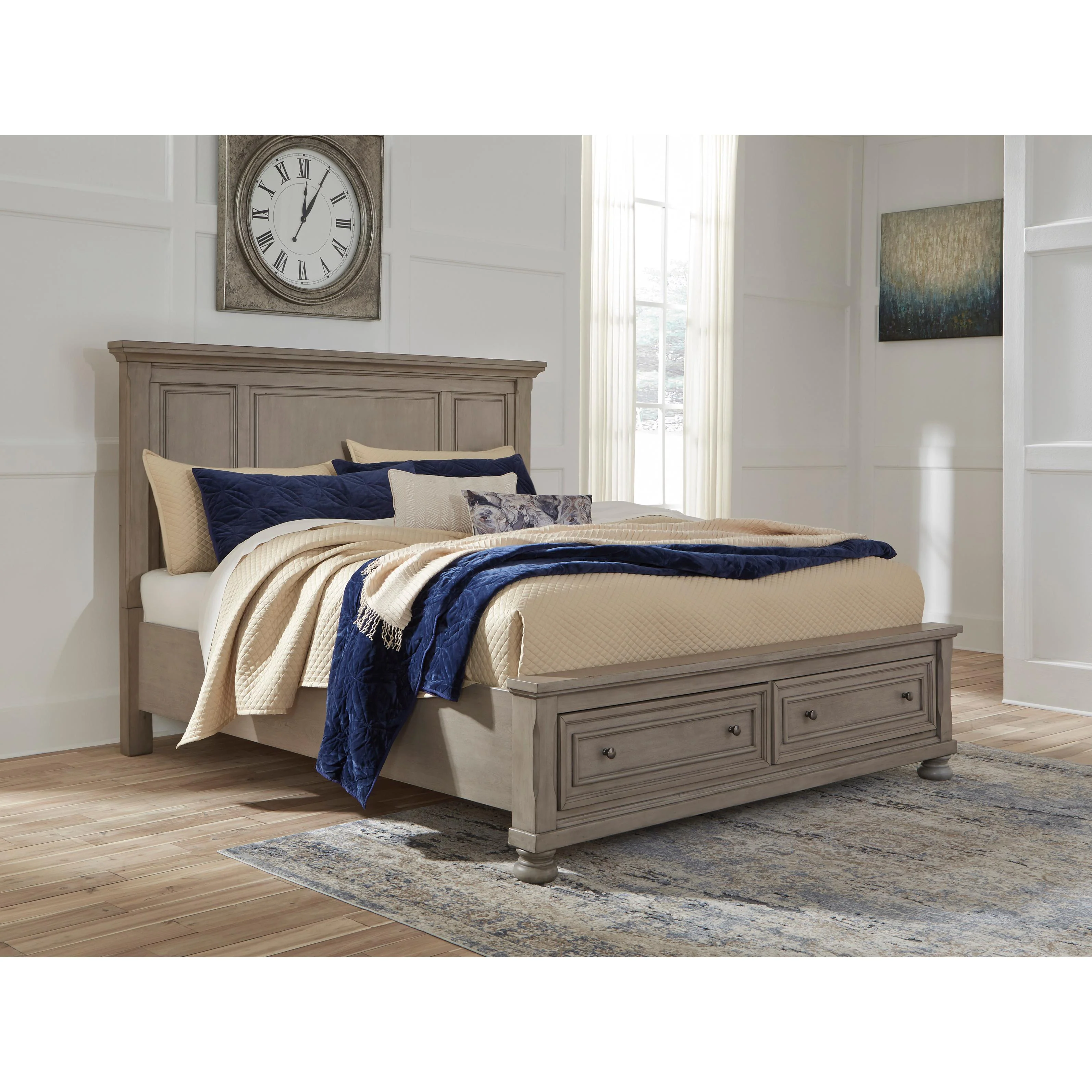 Signature Design by Ashley Lettner B733B31 Queen Panel Storage Bed - Image 2