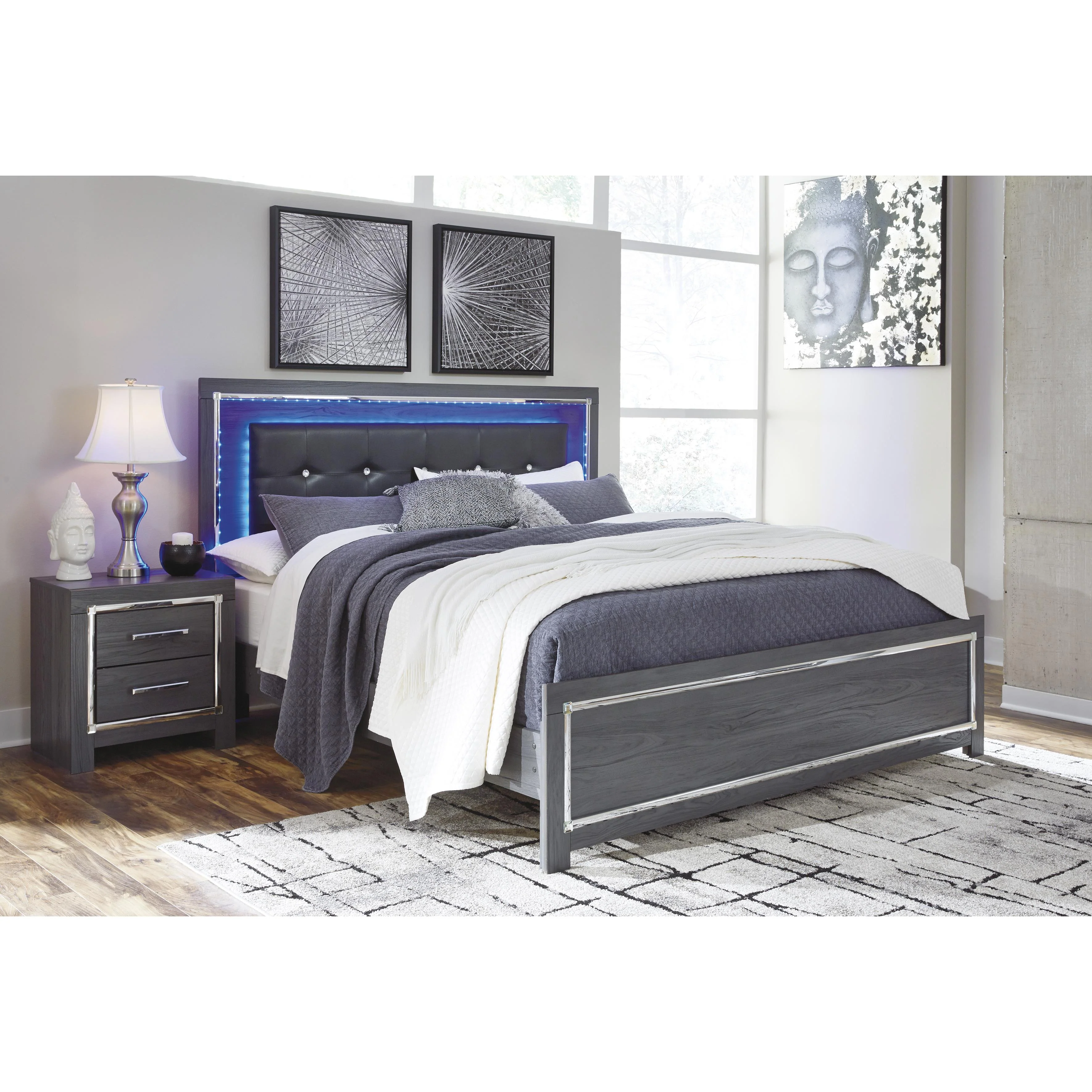 Signature Design by Ashley Lodanna B214B15 King Panel Bed - Image 1