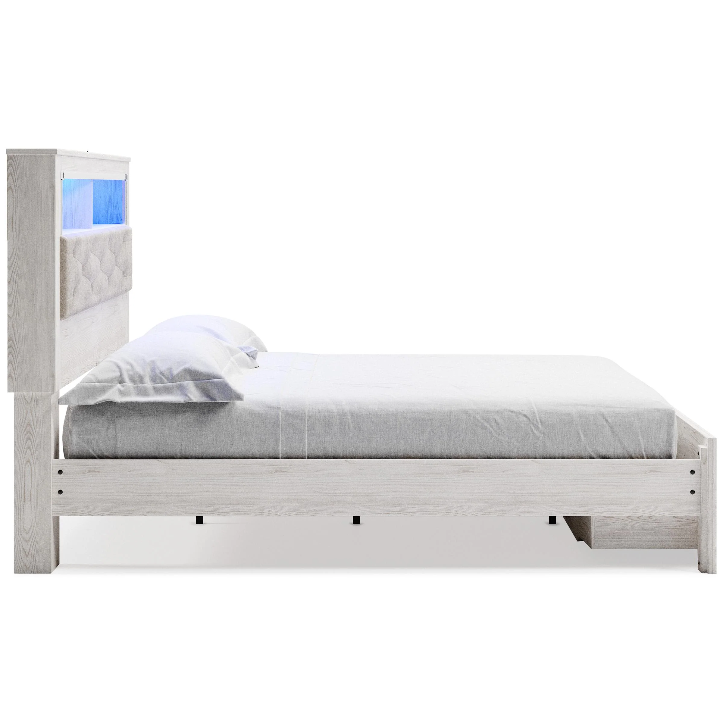 Signature Design by Ashley Altyra B2640B30 King Upholstered Bookcase Bed with Storage - Image 3