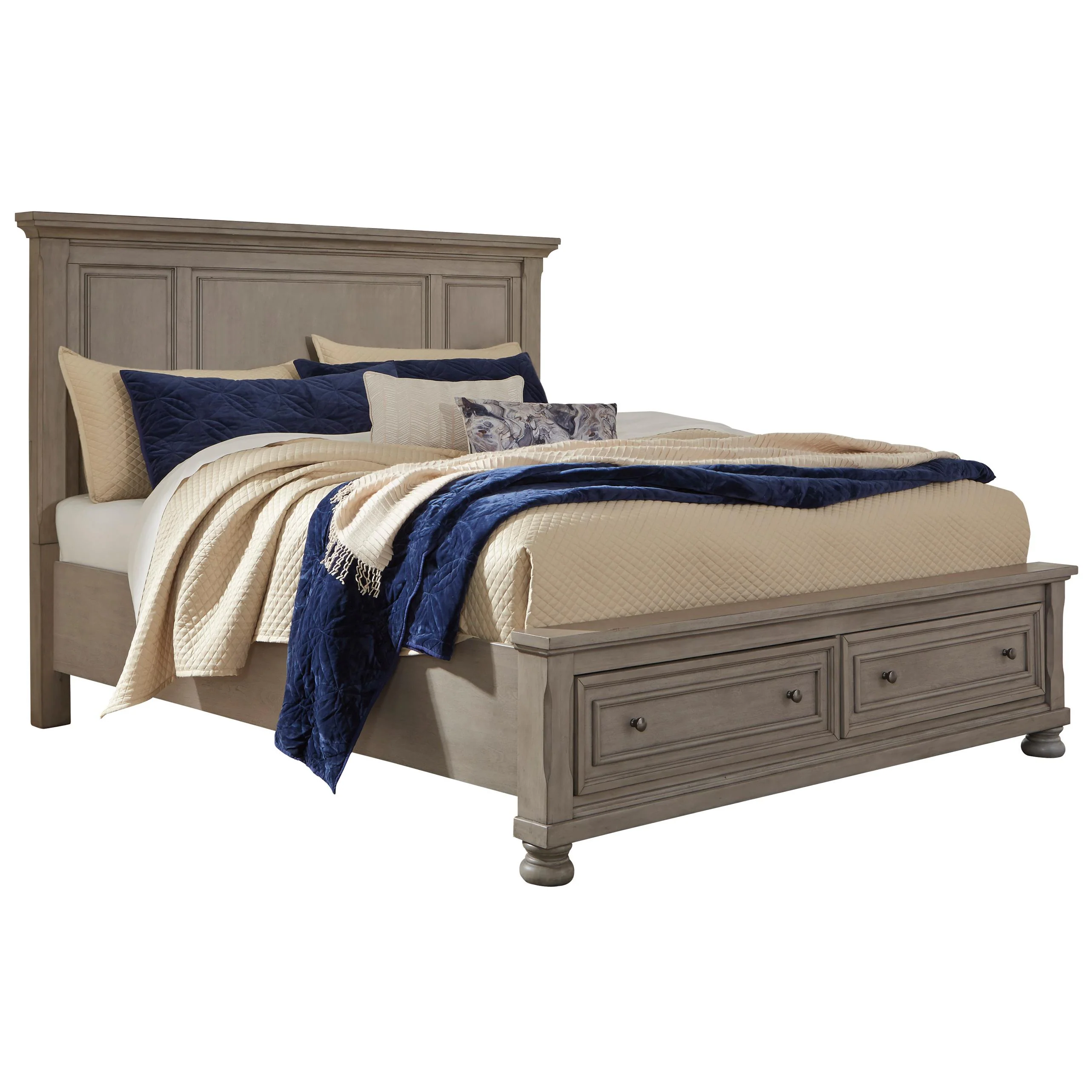 Signature Design by Ashley Lettner B733B33 King Panel Storage Bed - Image 1