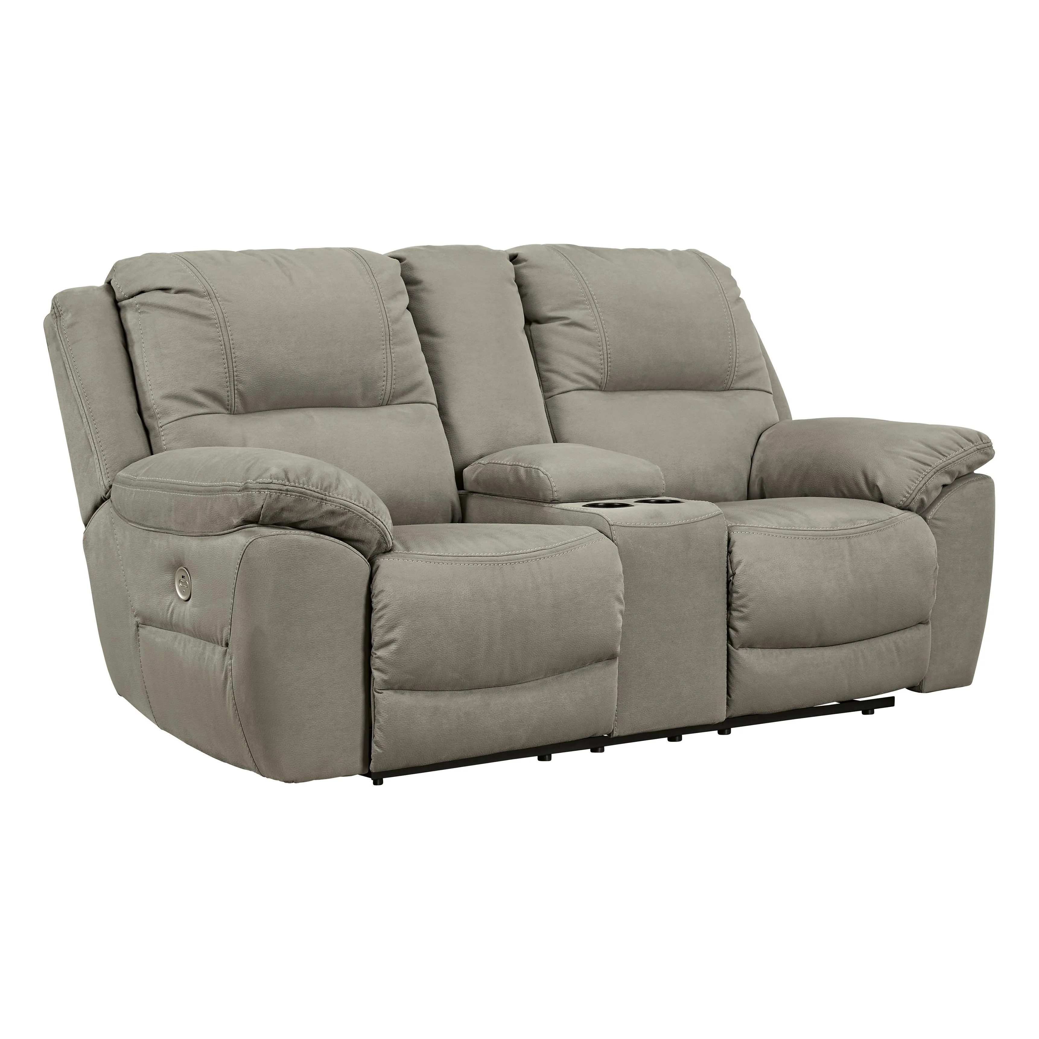 Signature Design by Ashley Next-Gen Gaucho 5420396 Double Reclining Power Loveseat with Console - Image 1