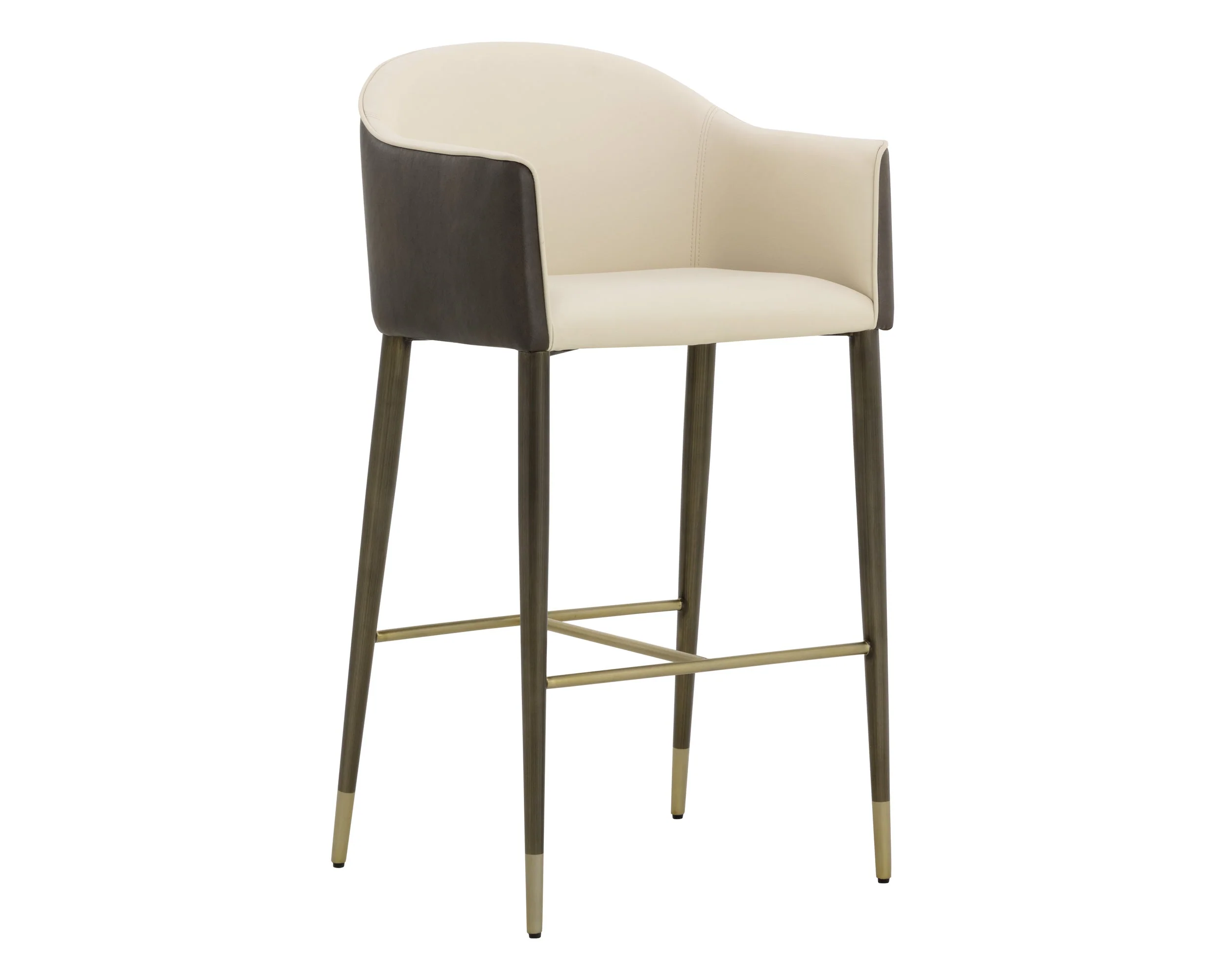 Kylin Barstool – Dillon Cream / Bravo Ash