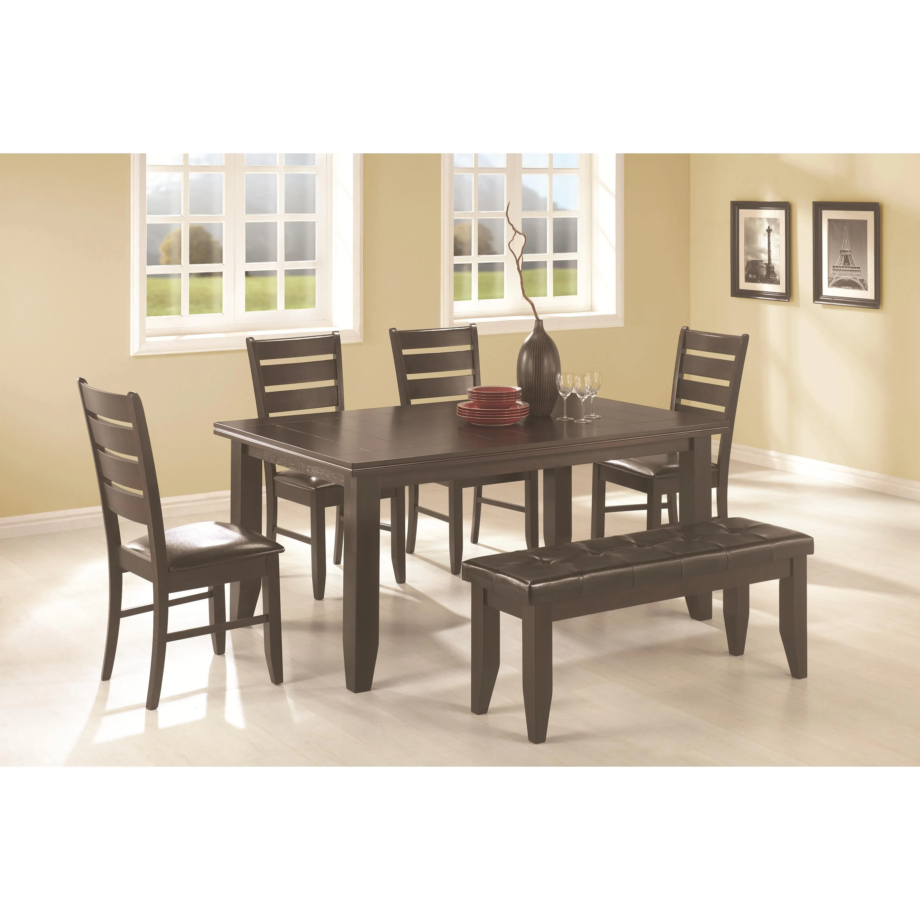 Coaster Furniture Dalila 102721 6 pc Dining Room Set - Image 1
