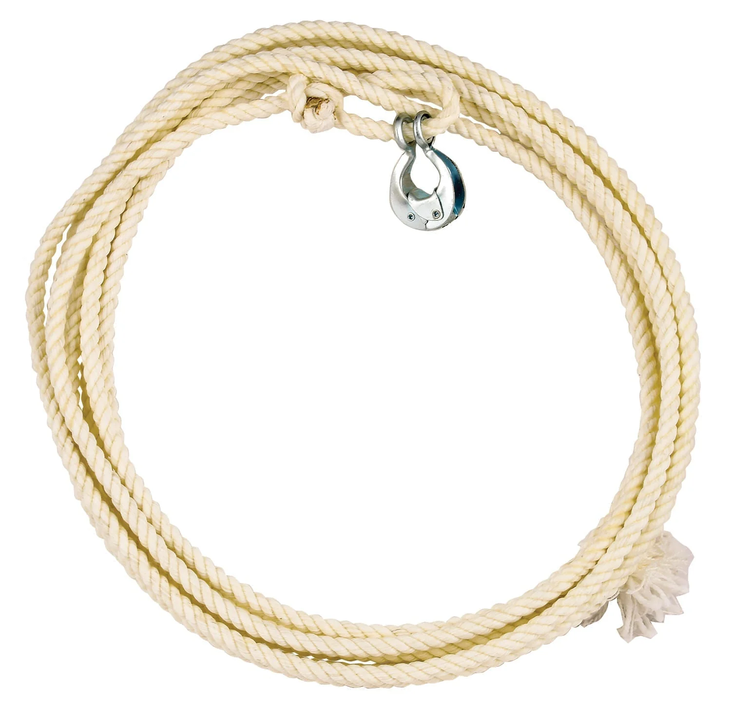 7/16″ Nylon Ranch Rope with Quick Release, 30′