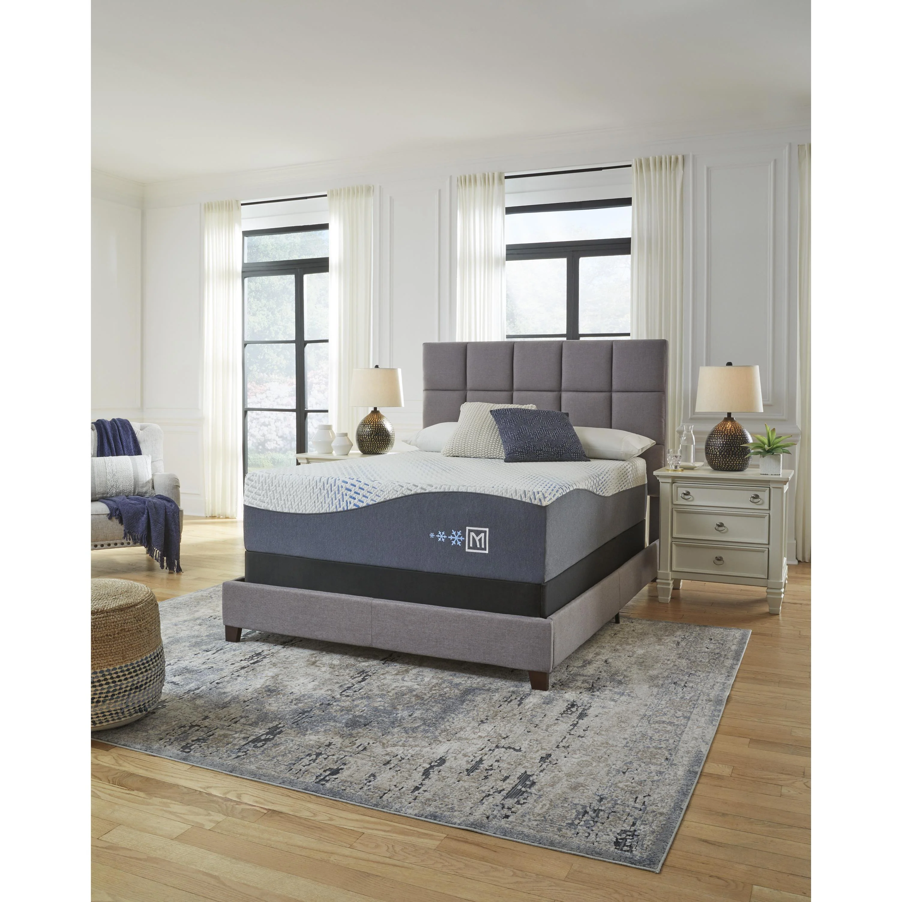 Sierra Sleep Millennium Cushion Firm Gel Memory Foam Hybrid M50741 King Mattress - Image 3