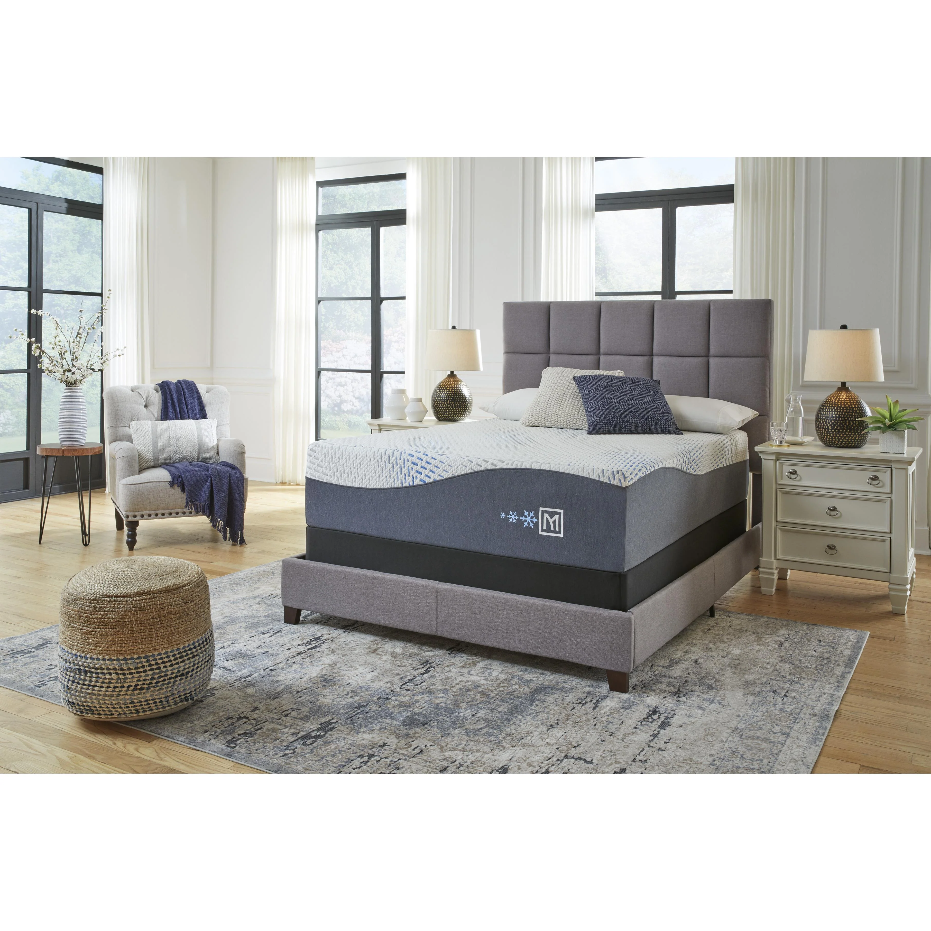Sierra Sleep Millennium Cushion Firm Gel Memory Foam Hybrid M50771 Twin XL Mattress - Image 2