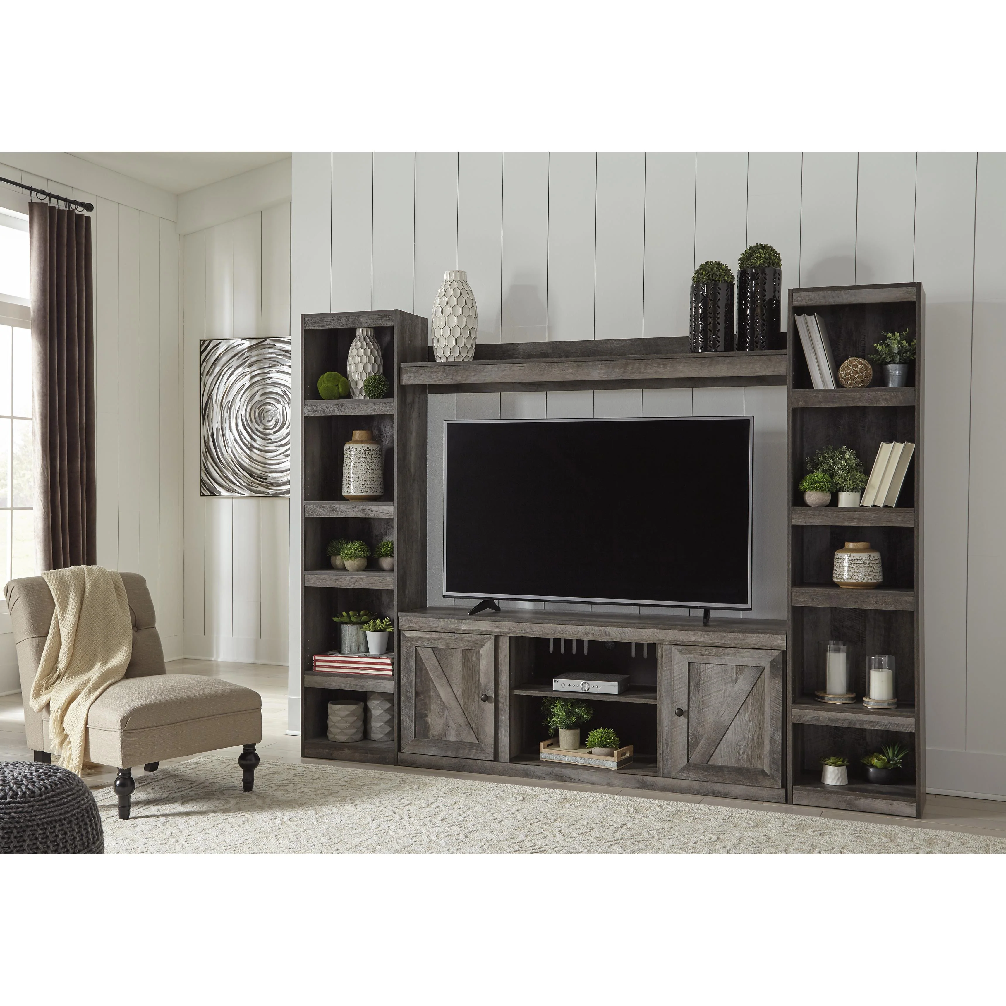 Signature Design by Ashley Wynnlow EW0440W6 4 pc Entertainment Center - Image 2
