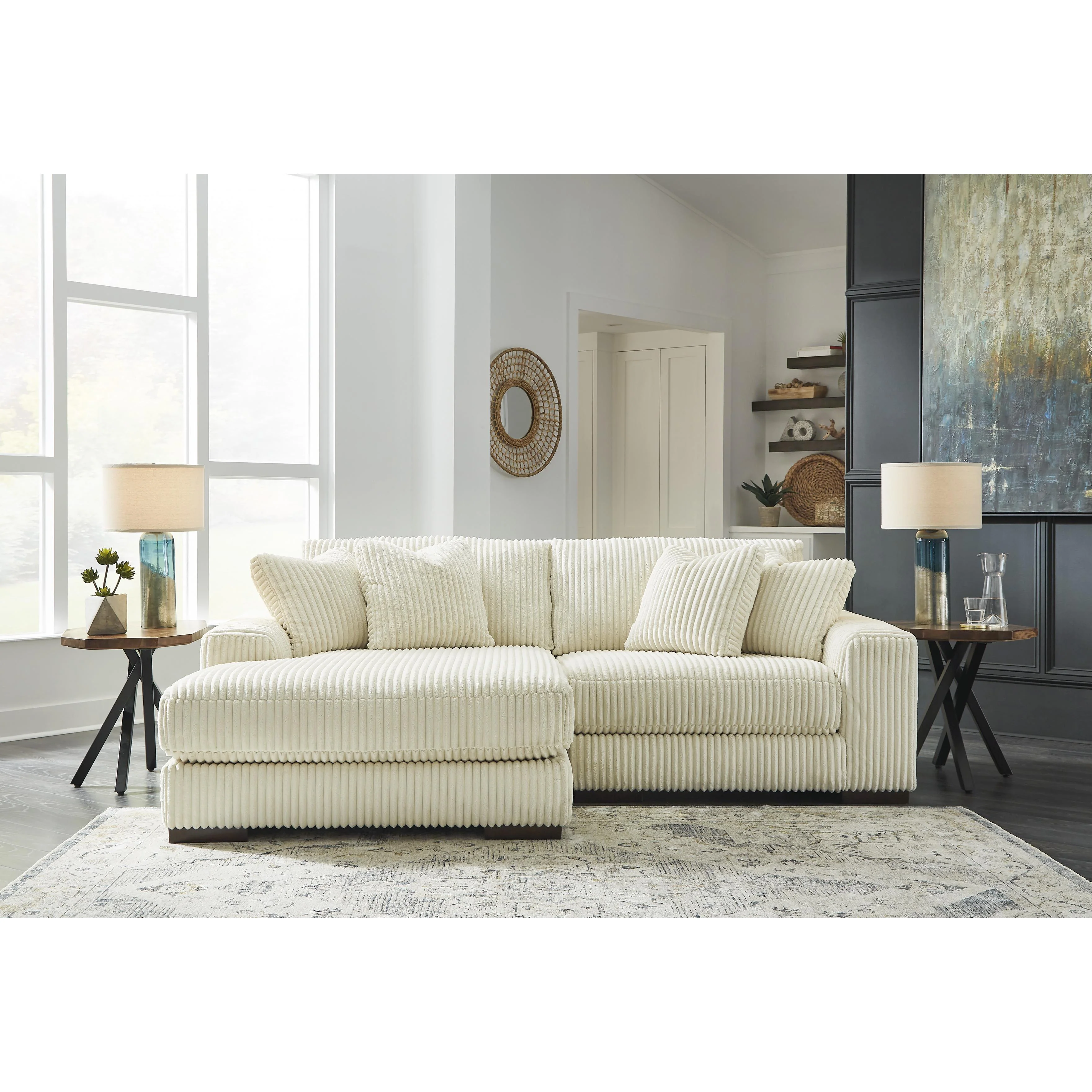 Signature Design by Ashley Lindyn 21104S3 2 pc Sectional with Chaise - Image 2
