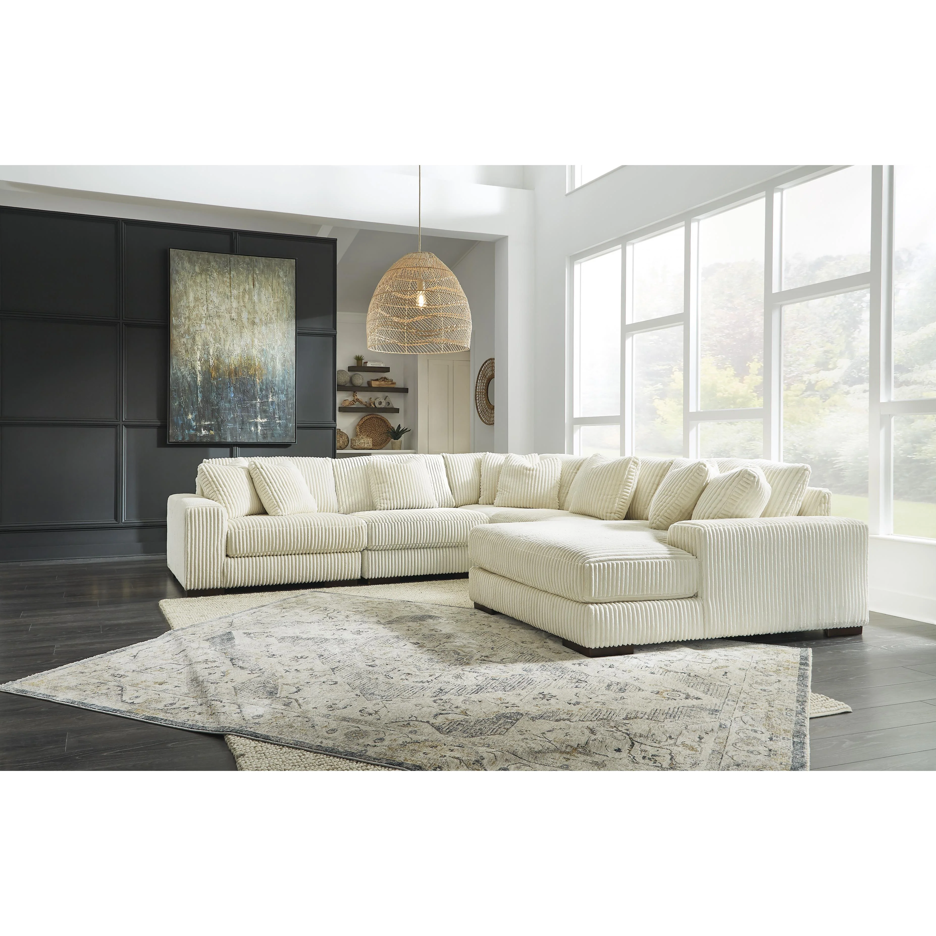 Signature Design by Ashley Lindyn 21104S7 5 pc Sectional with Chaise - Image 3